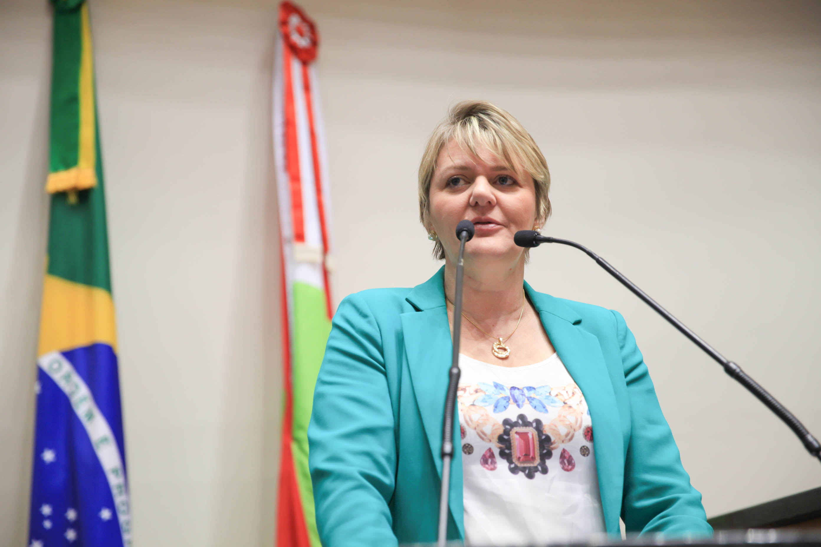 Deputada Luciane Carminatti (PT) em Sessão Ordinária