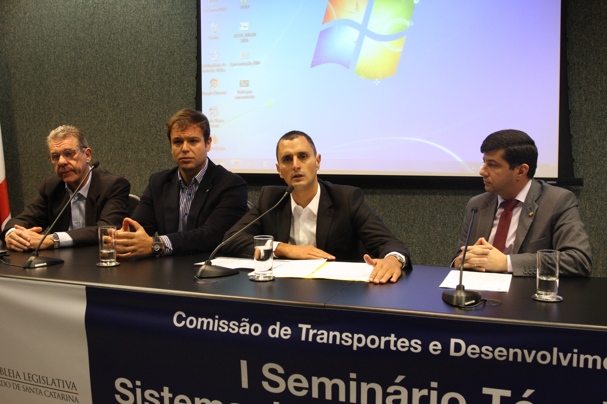Seminário Esgotamento Sanitário. Deputado João Amin (PP). Foto Yuri Santos / Agência AL