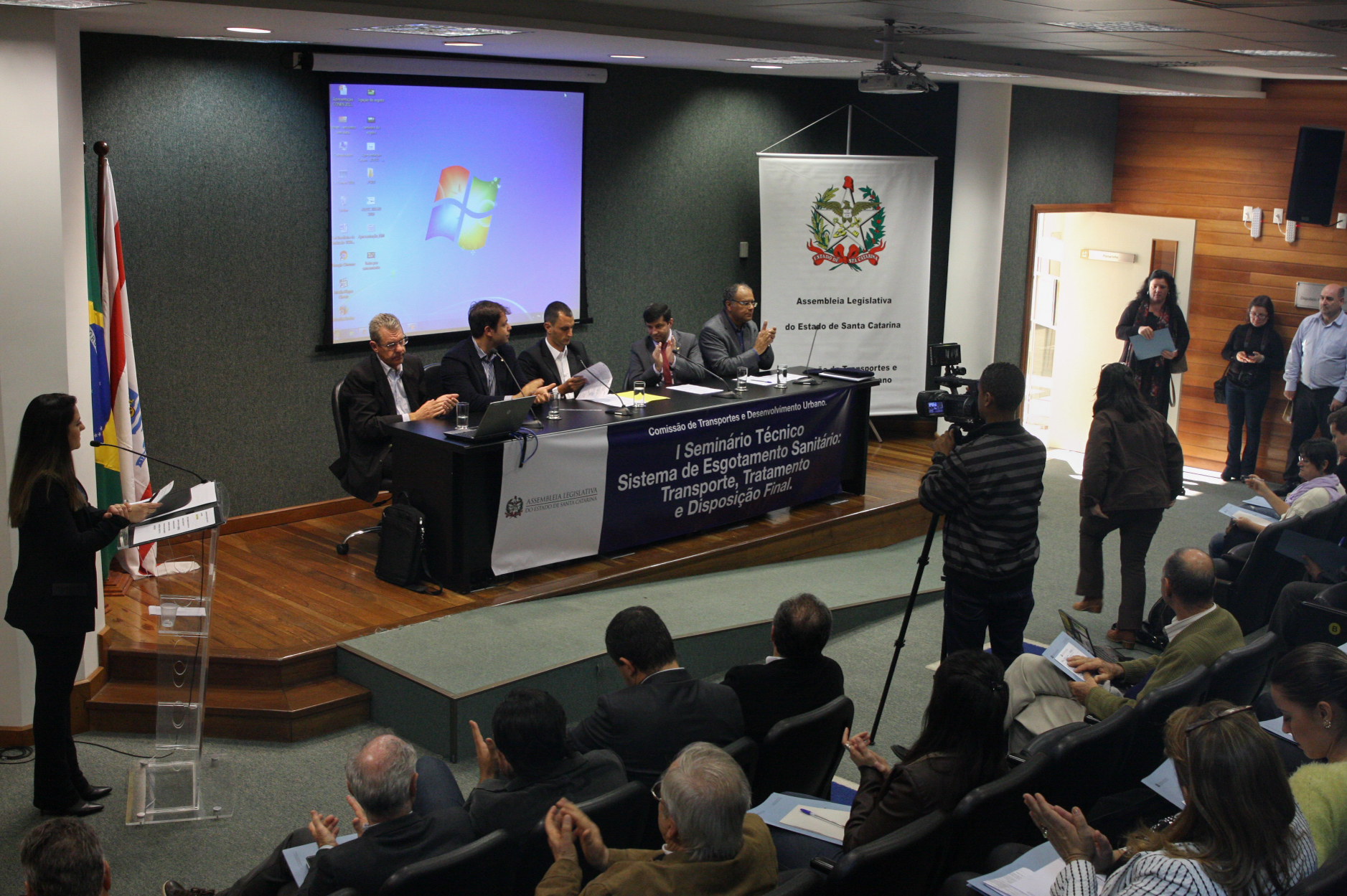 Seminário Esgotamento Sanitário. Foto Yuri Santos / Agência AL