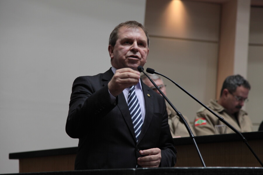 Mauricio Eskudlark participou da audiência pública realizada nesta semana na Alesc para discutir a chamada de policiais aprovados em concursos