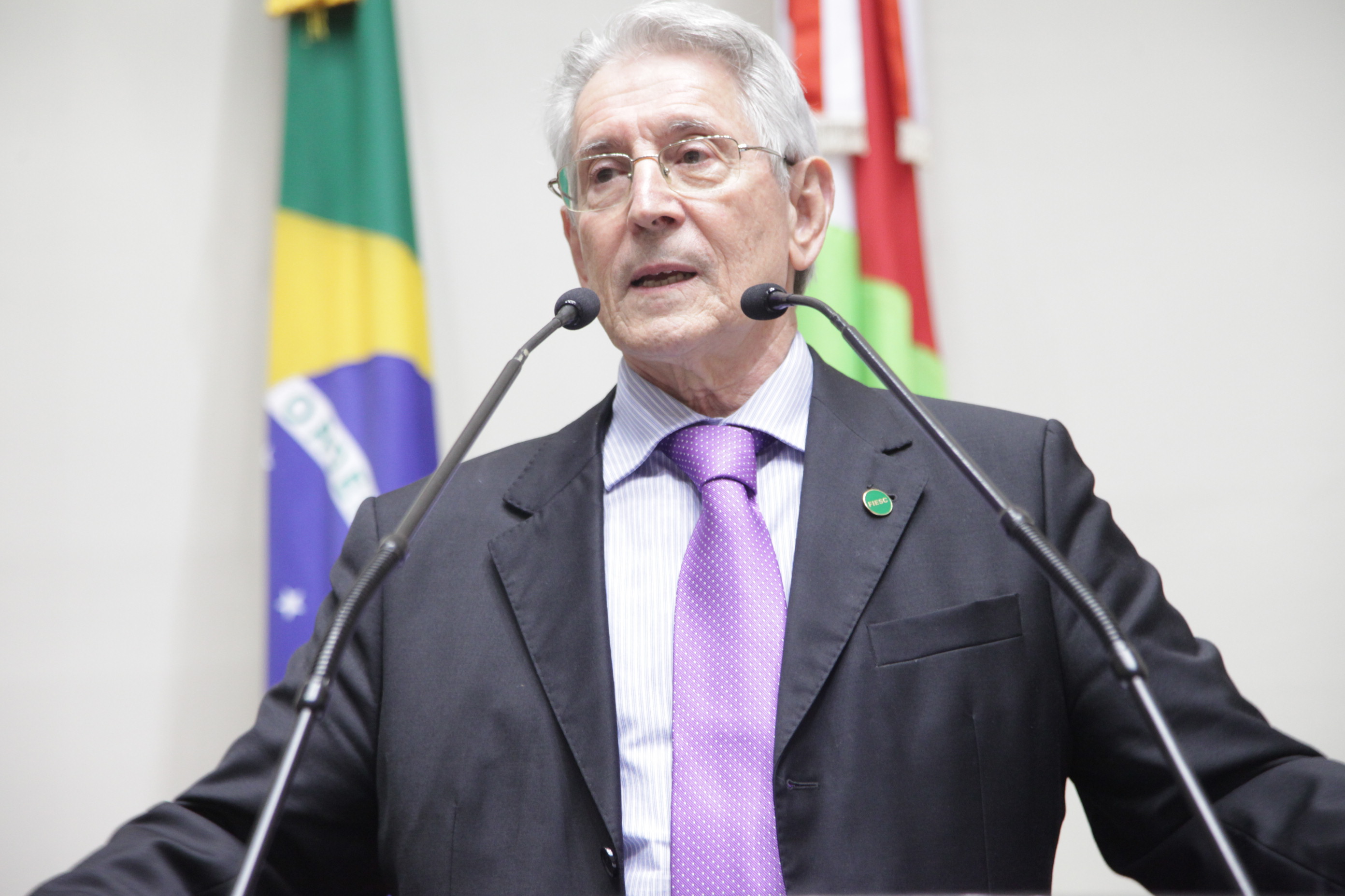 PRESIDENTE DA FEDERAÇÃO DAS INDÚSTRIAS DO ESTADO DE SANTA CATARINA - FIESC GLAUCO JOSÉ CÔRTE. Sessão Especial - 65 Anos do SESI.