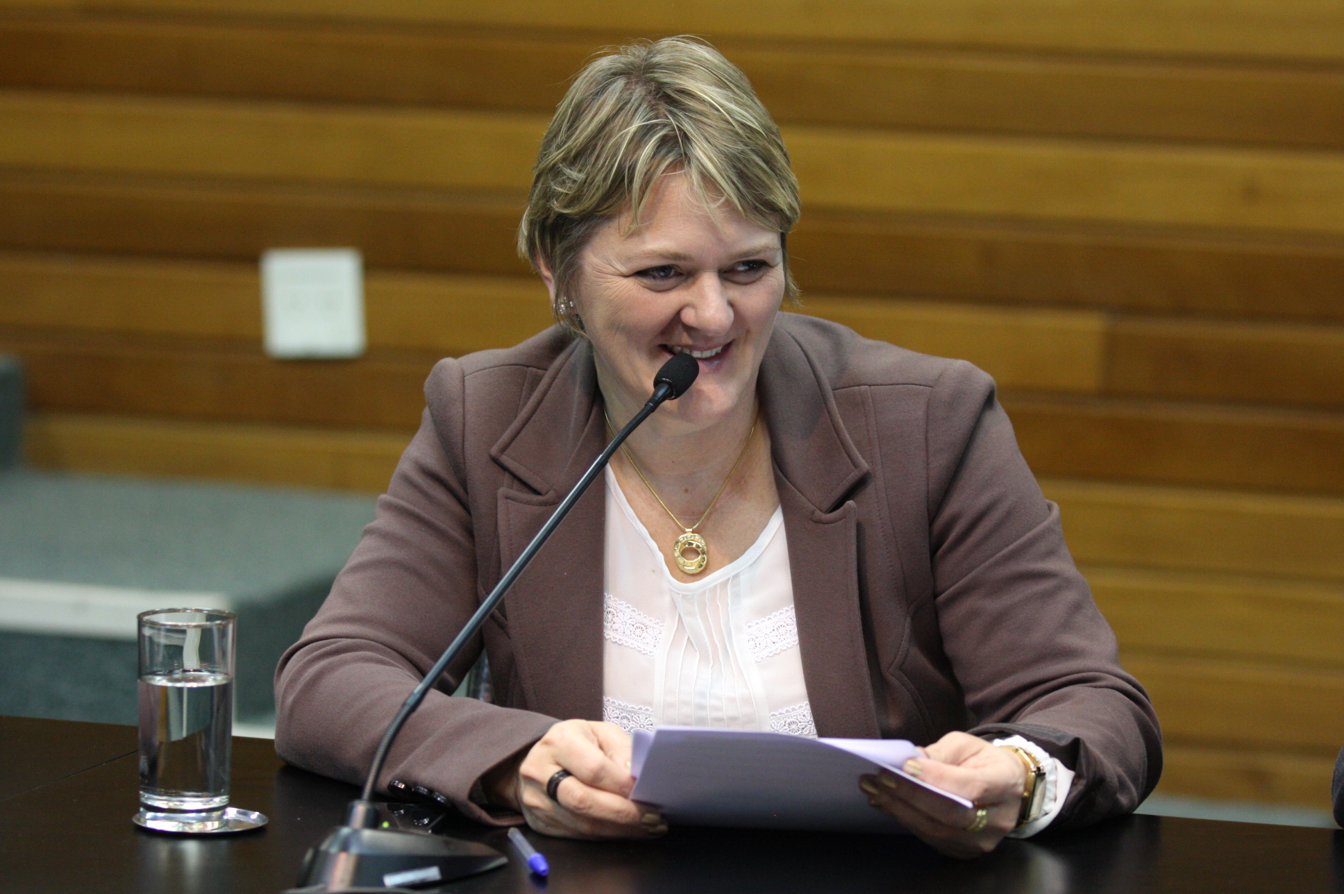 Comissão de Constituição e Justiça. Deputada Luciane Carminatti (PT).   Foto Yuri Santos / Agência AL