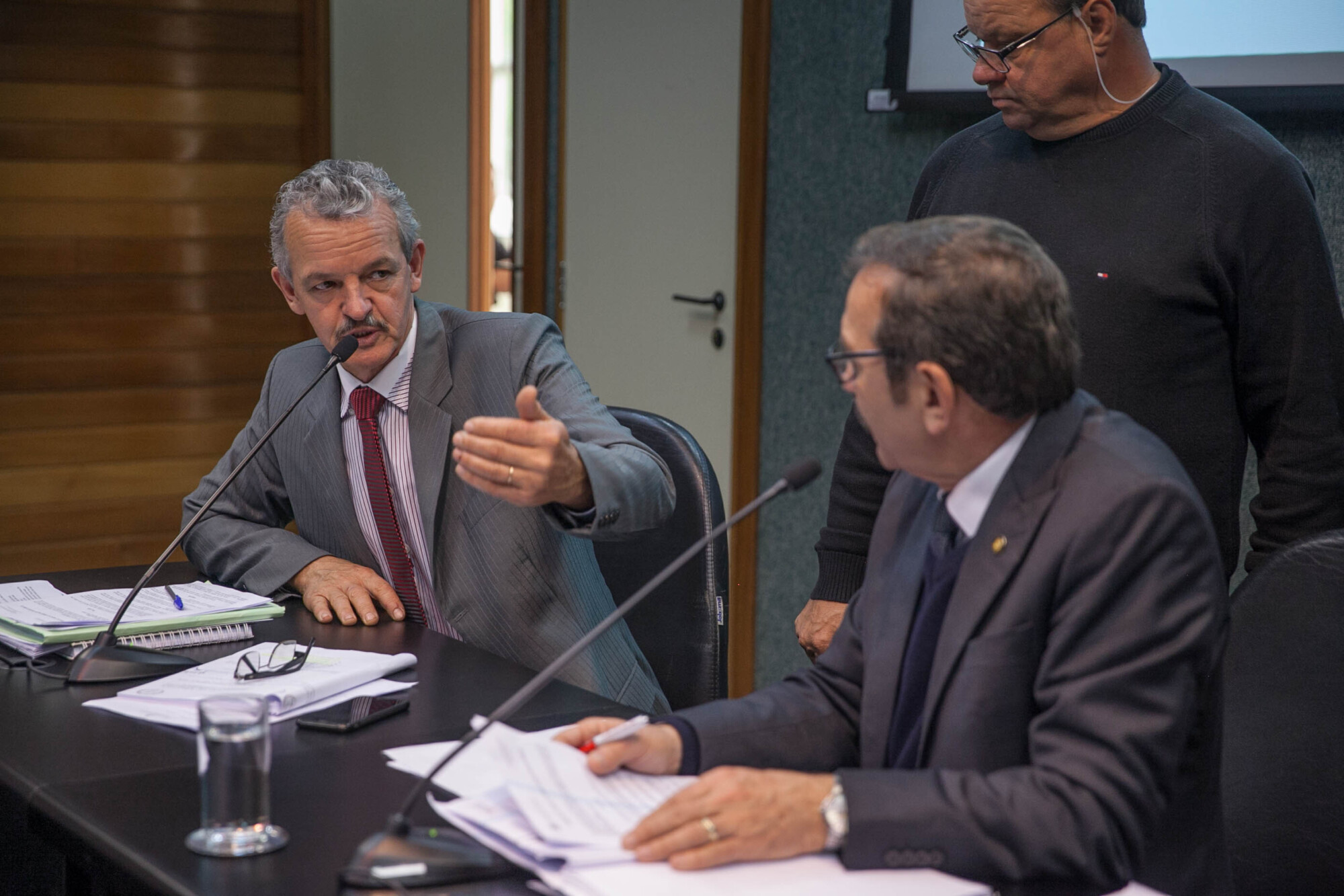 Deputados Dirceu Dresch e Serafim Venzon