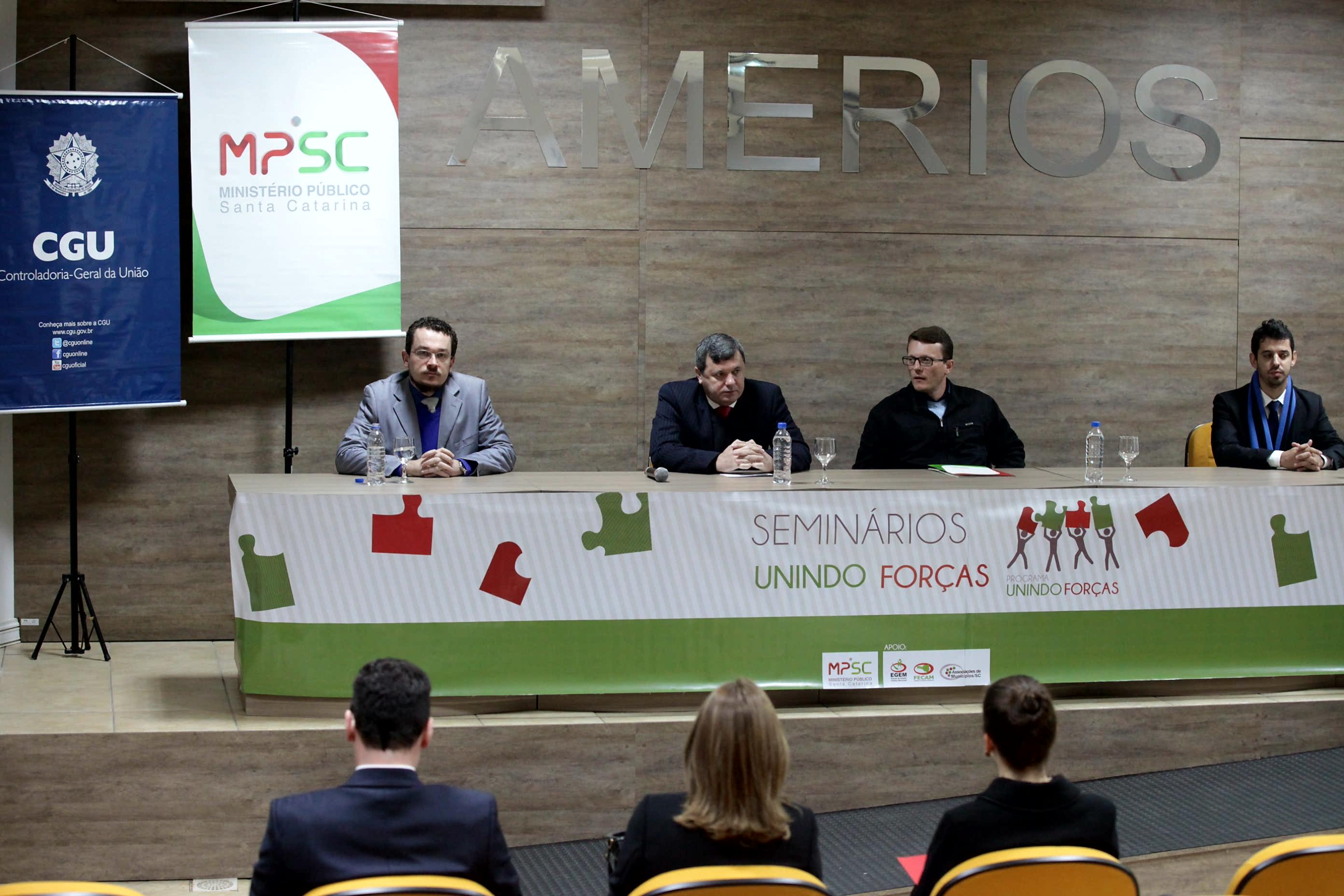 Seminários Unindo Forças - Ministério Público de Santa Catarina
