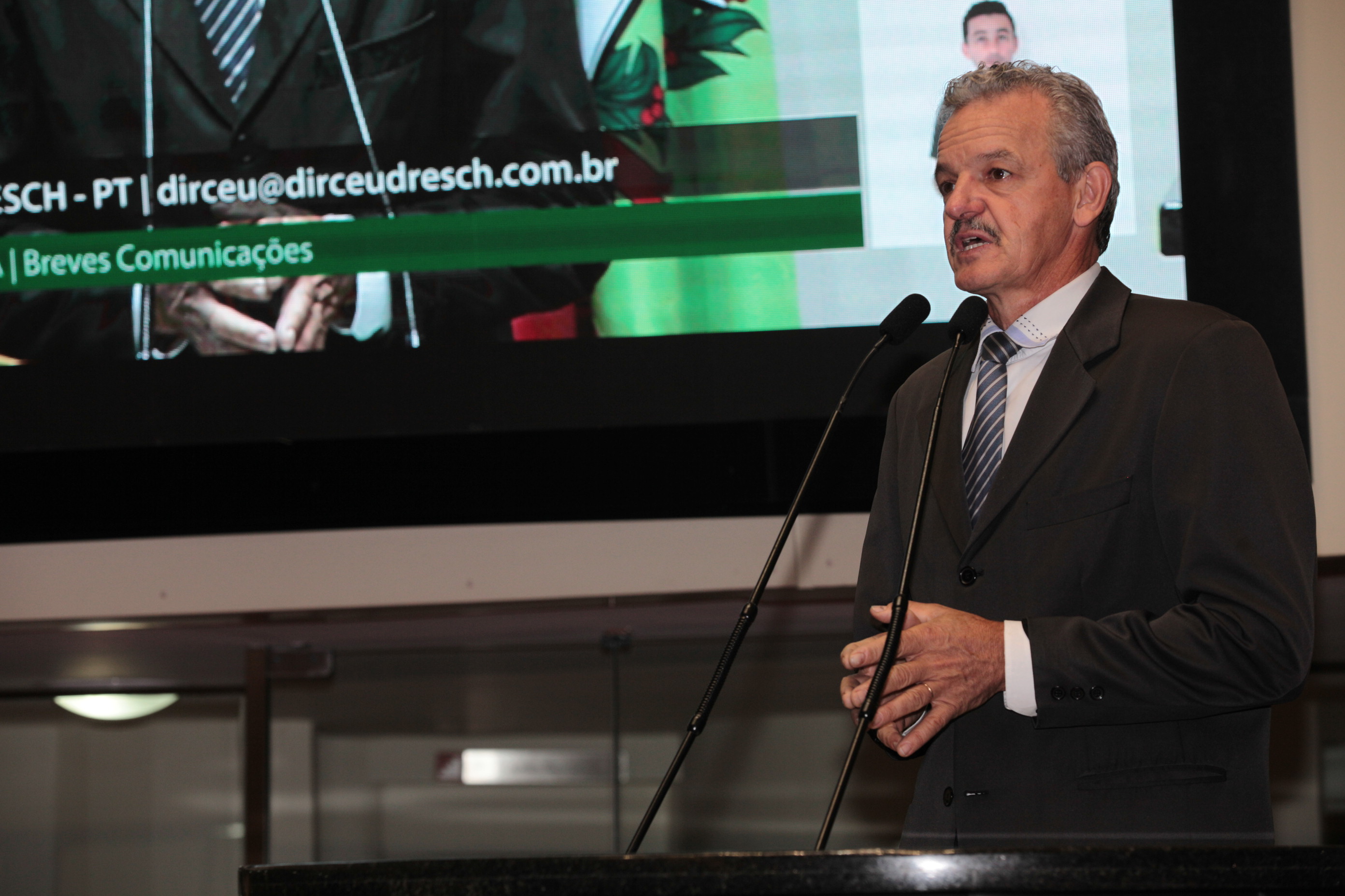 Ricardo Luiz Maldaner - prefeito de Modelo. Seminários Unindo Forças - Ministério Público de Santa Catarina