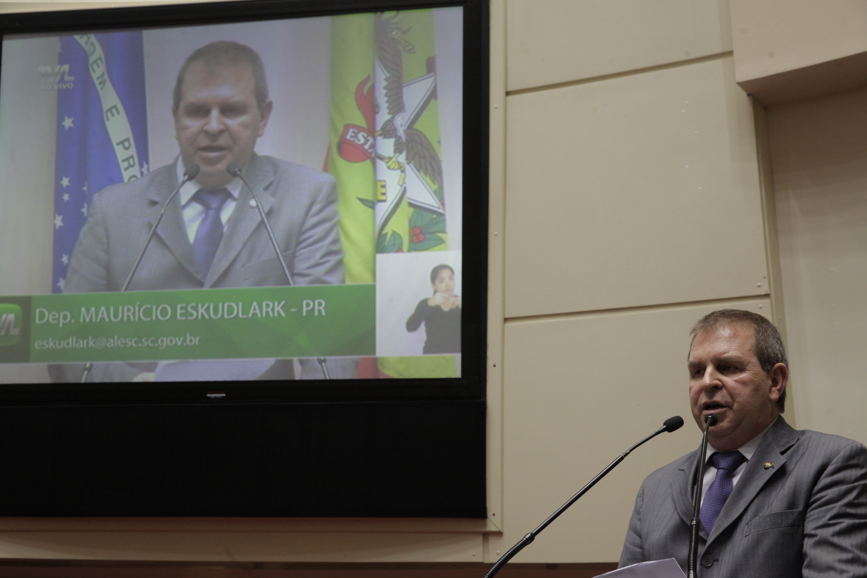 Sessão Ordinária.Deputado Maurício Eskudlark (PR) .