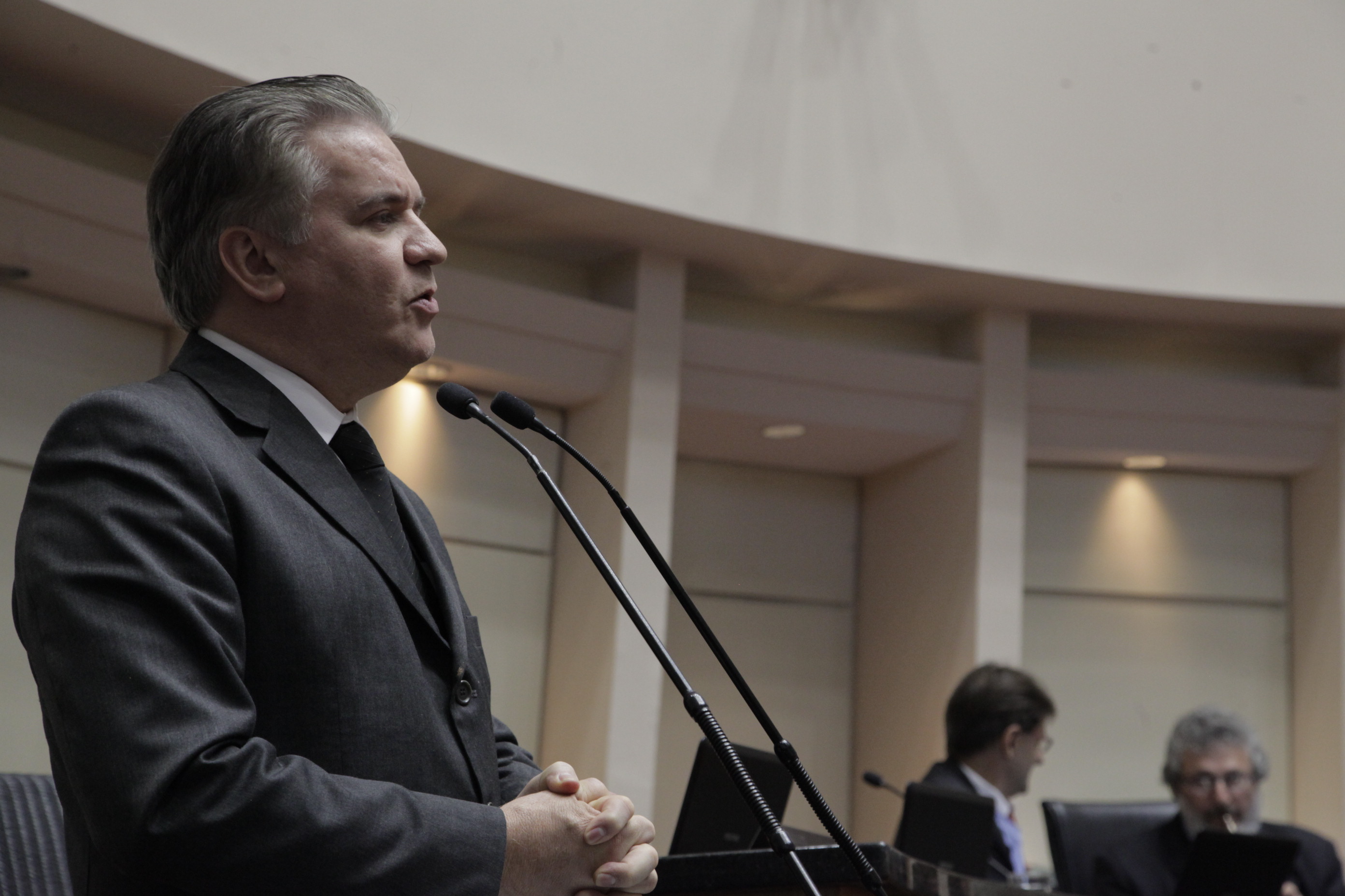Sessão Ordinária. Deputado César Valduga (PCdoB).Foto: Eduardo Guedes de Oliveira/ Agência AL.