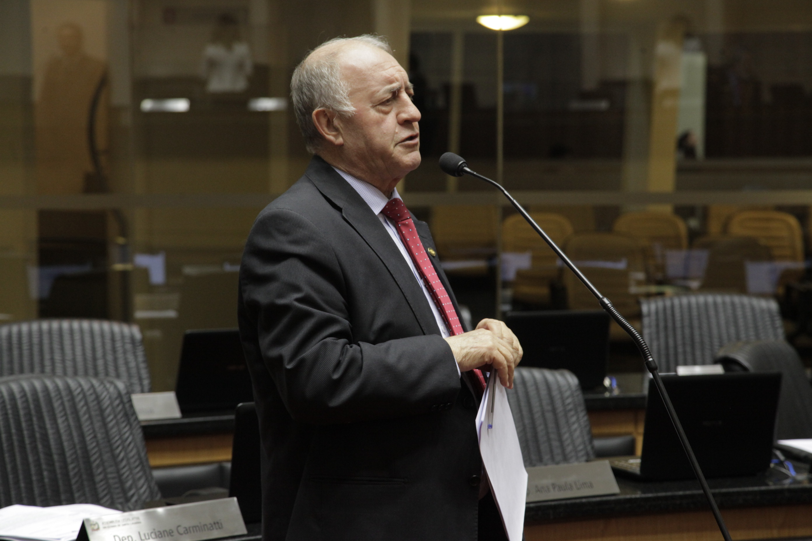 Sessão Ordinária. Deputado Natalino Lazare (PR). Foto: Eduardo Guedes de Oliveira/ Agência AL.