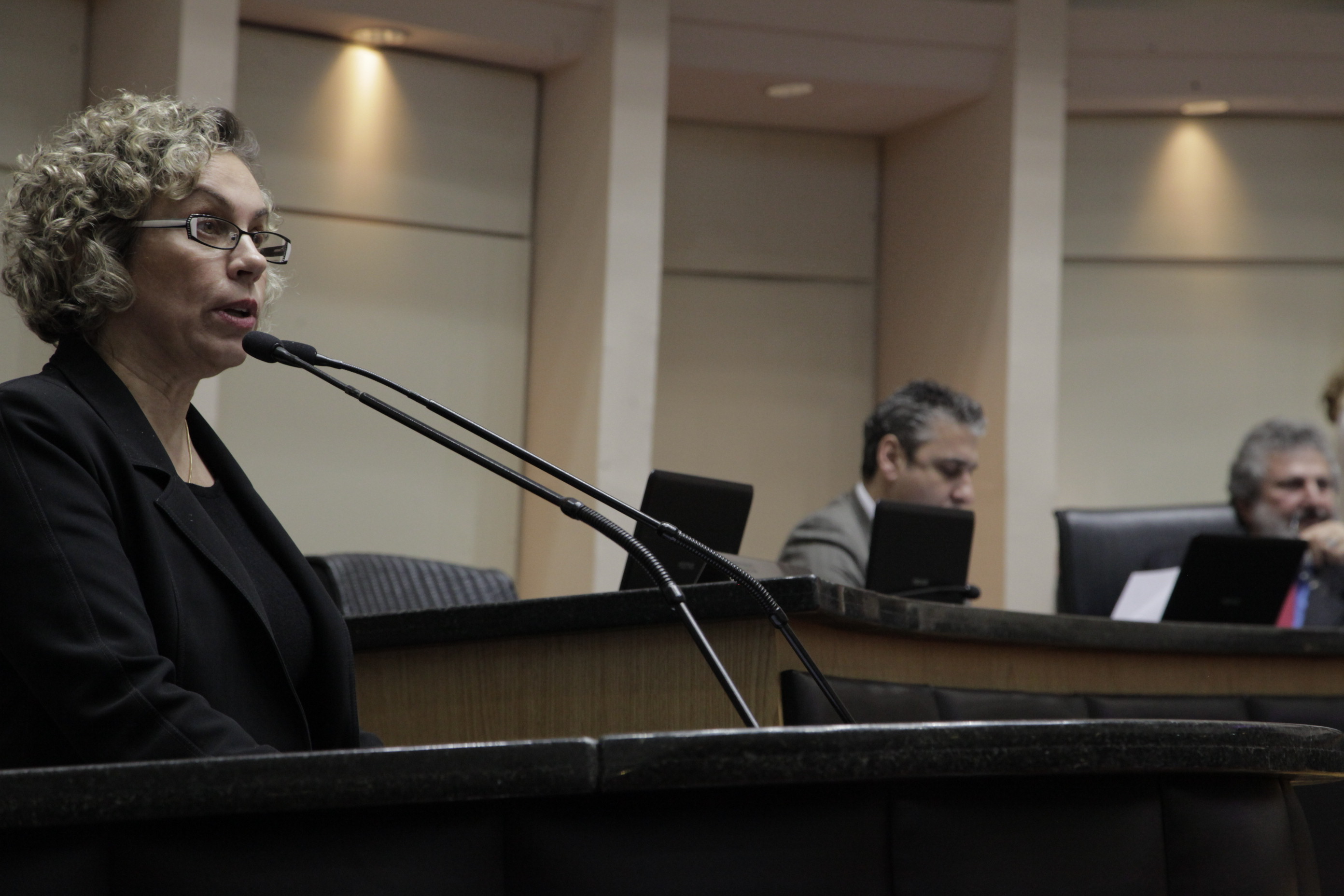 Sessão Ordinária. Deputada Ana Paula Lima (PT). Foto: Eduardo Guedes de Oliveira/ Agência AL.