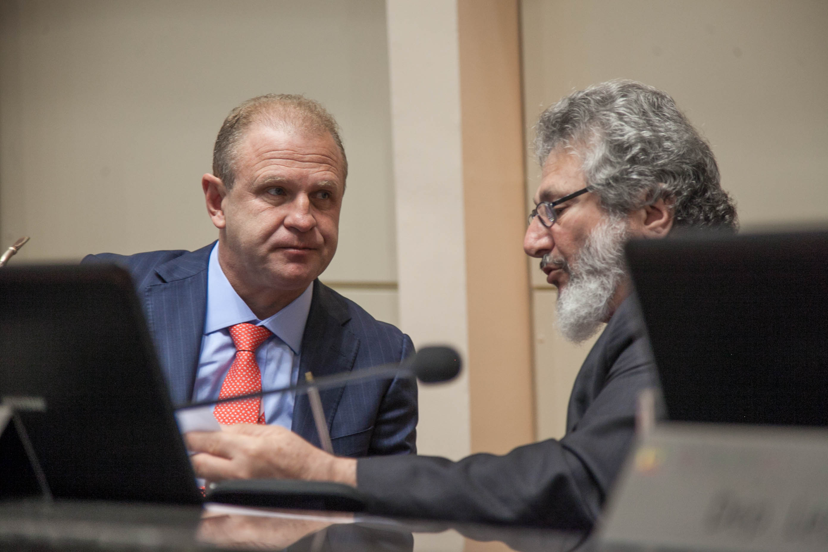 Deputado Gelson Merisio (PSD) e Deputado Padre Pedro Baldissera (PT) em Sessão Ordinária