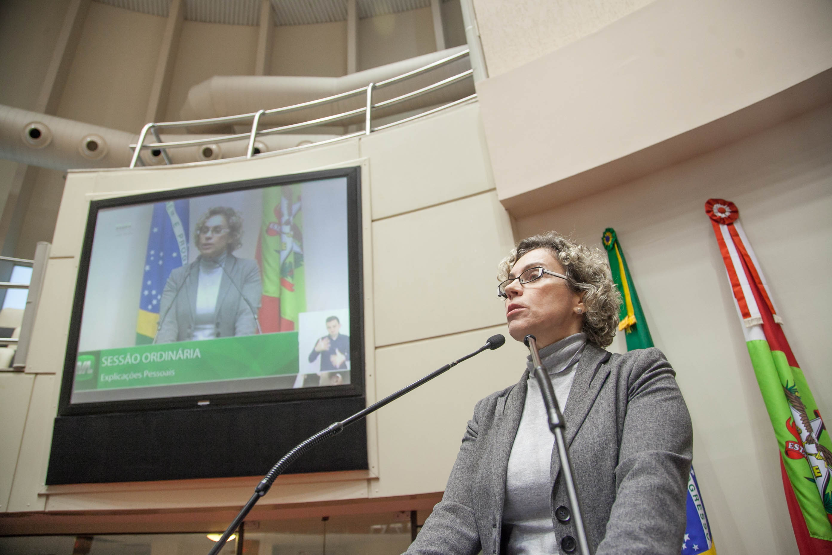 Deputada Ana Paula Lima (PT) em Sessão Ordinária