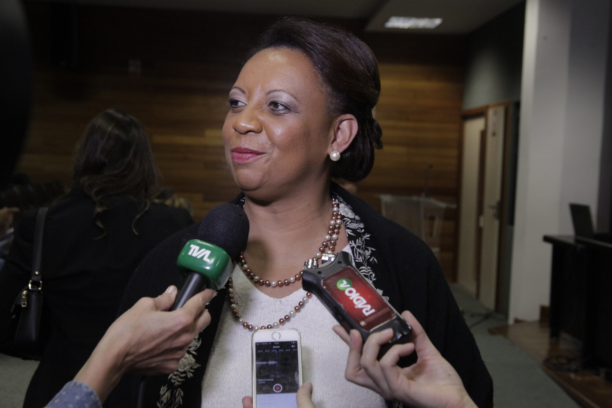 Lisandra Pereira Alves, presidente da Associação Senhora de Lourdes e organizadora do encontro