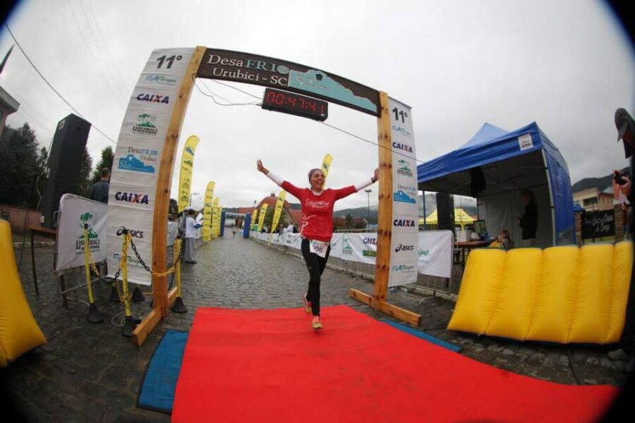 Márcia Bina participa da corrida de Urubici, uma das mais tradicionais em Santa Catarina