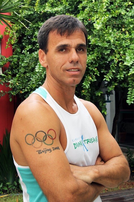 Experiência vivida nas paralimpíadas ficou eternizada na tatuagem com o símbolo da competição, disputada em Pequim