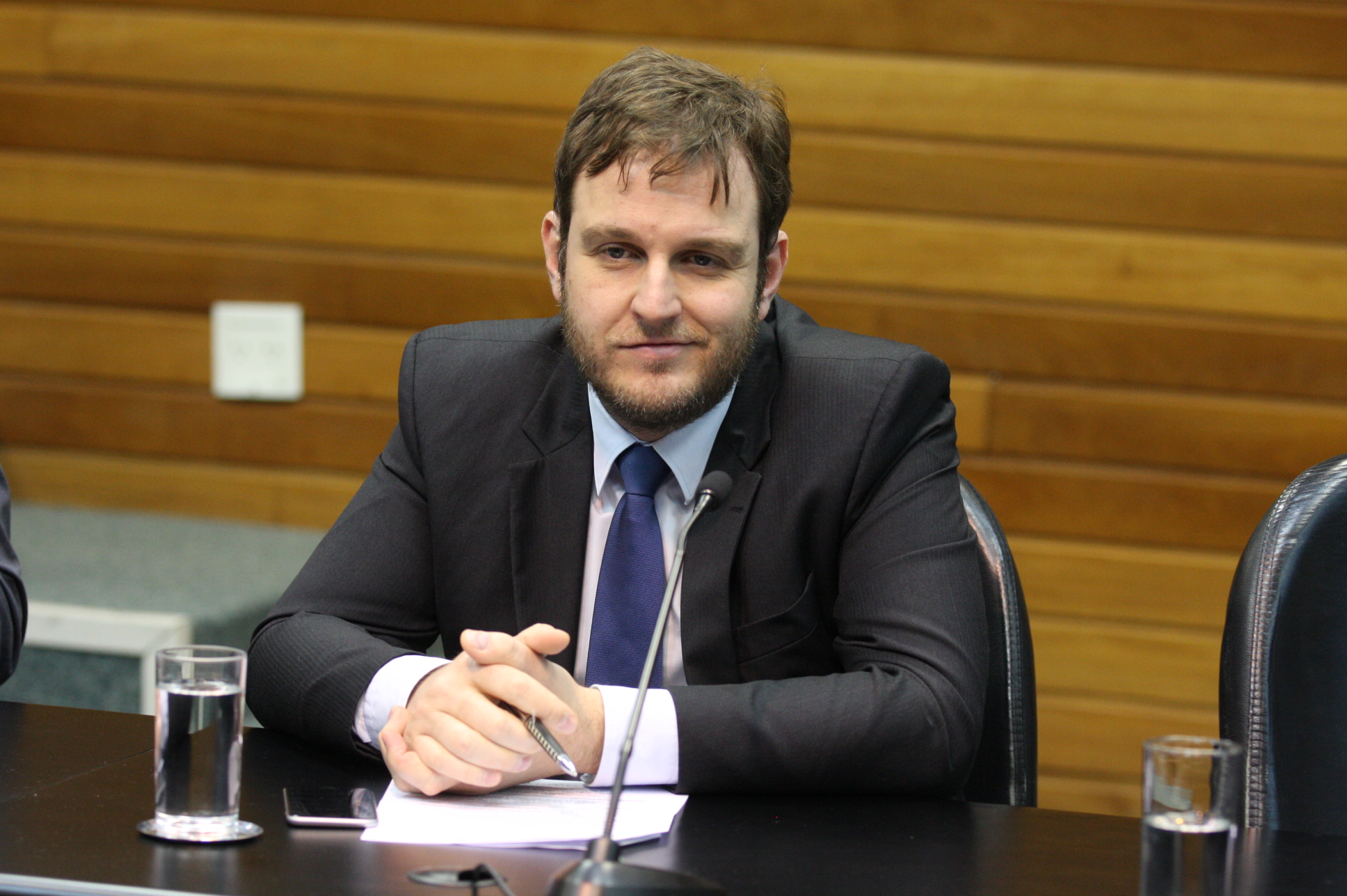 Comissão de Constituição e Justiça. Deputado Ricardo Guidi (PSD). Foto Yuri Santos / Agência AL