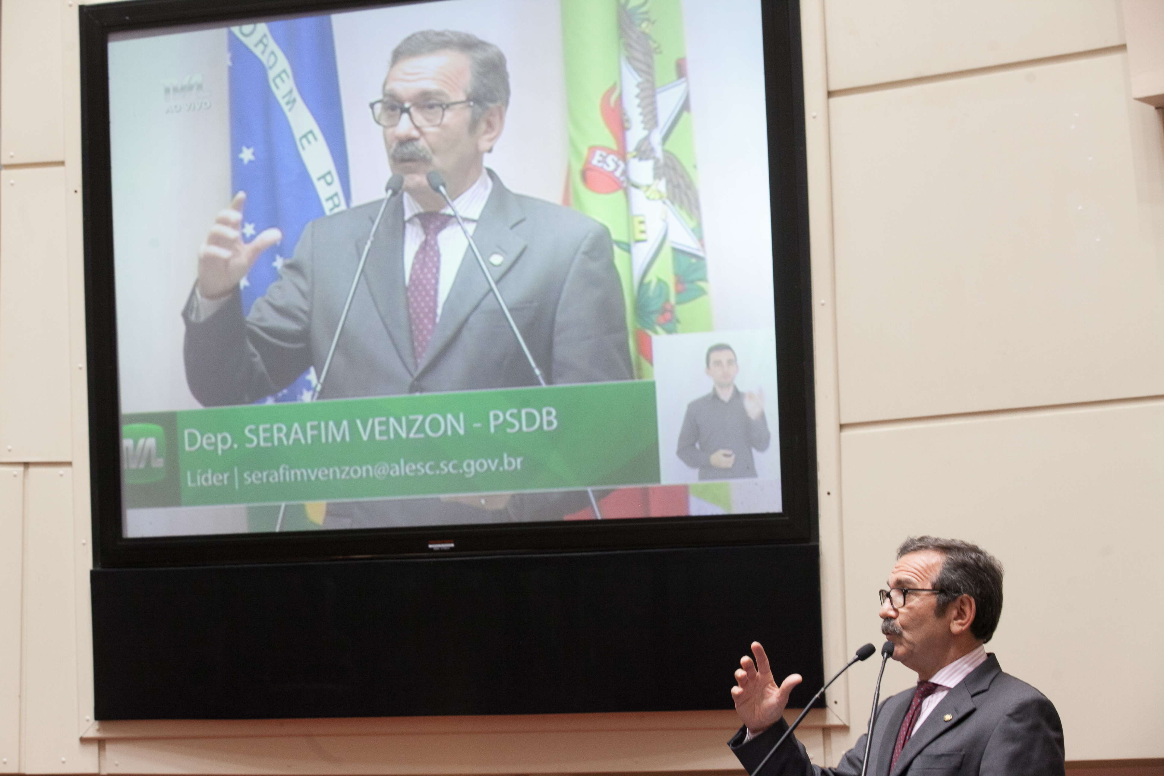Sessão Ordinária. Deputado Serafim Venzon (PSDB)