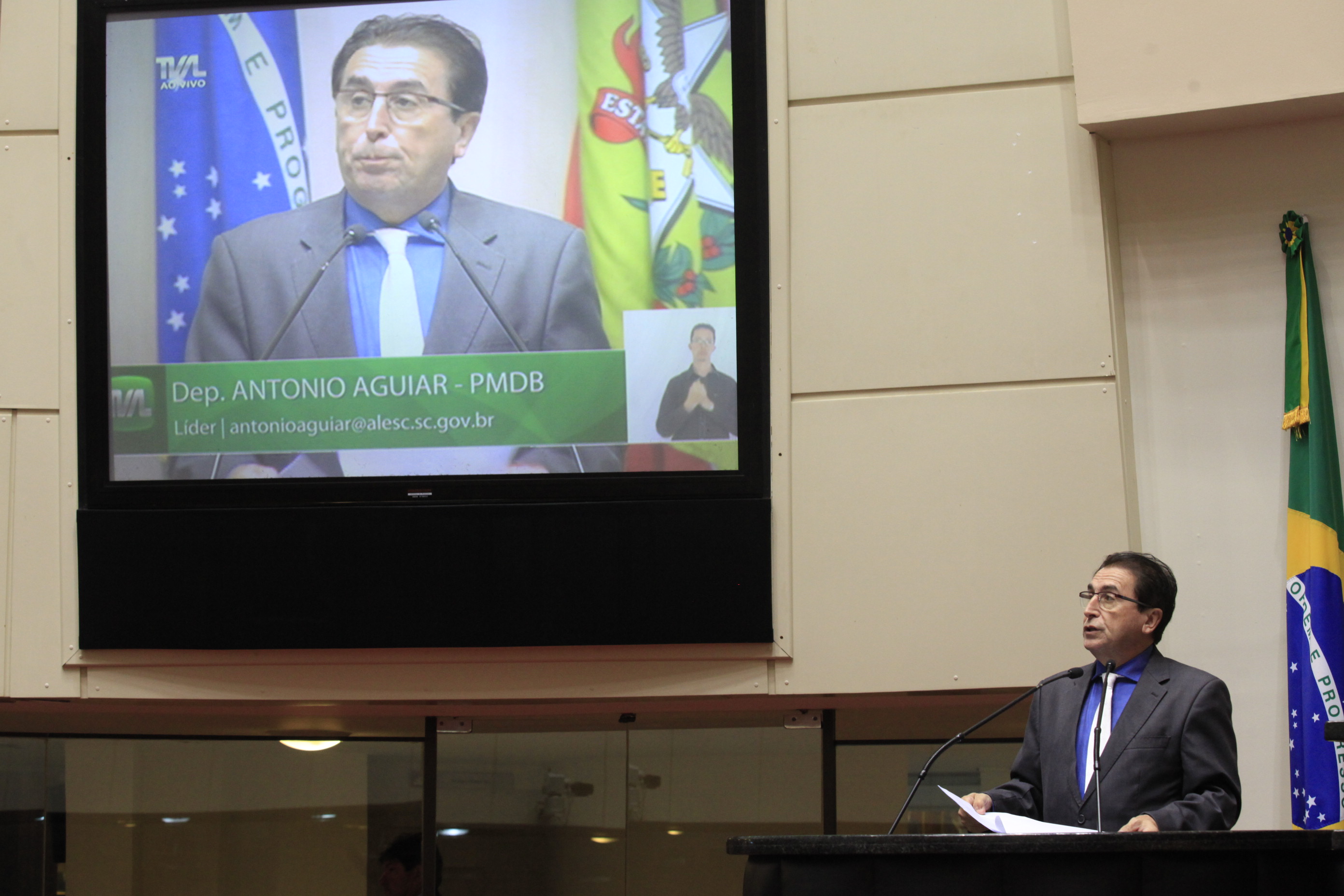 Sessão Ordinária. Deputado Antônio Aguiar (PMDB)