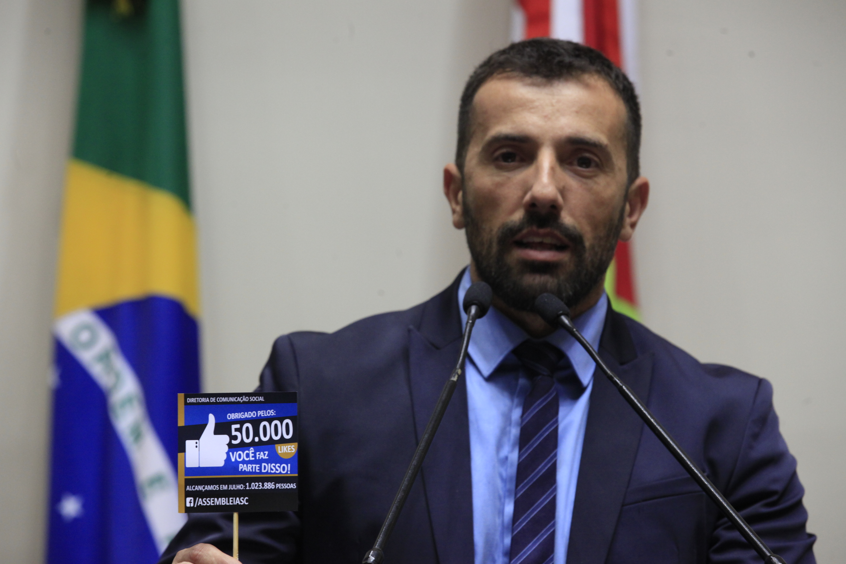 Sessão Ordinária. Deputado Patrício Destro (PSB).