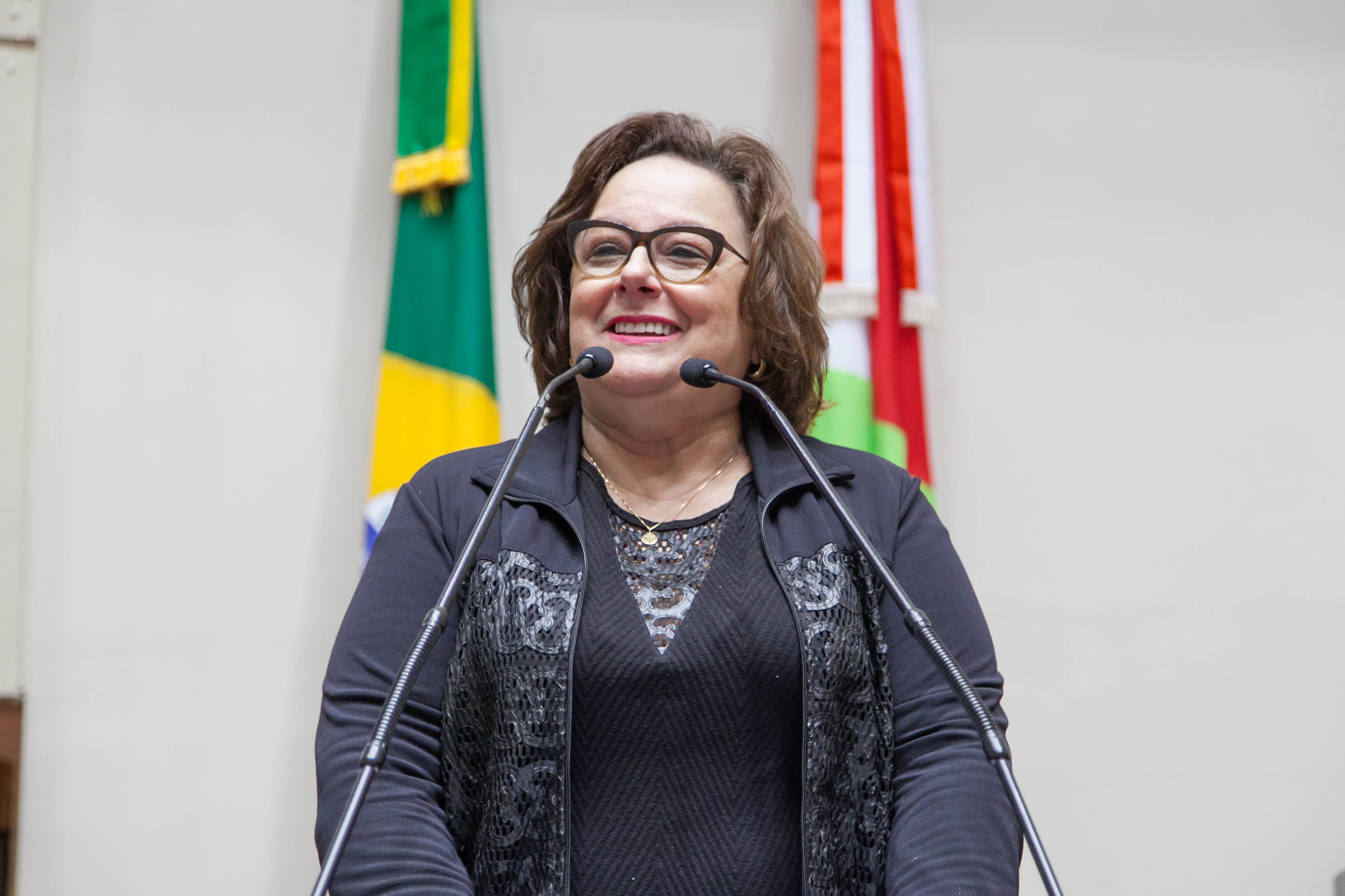 Deputada Dirce Heiderscheidt (PMDB) em Sessão Ordinária