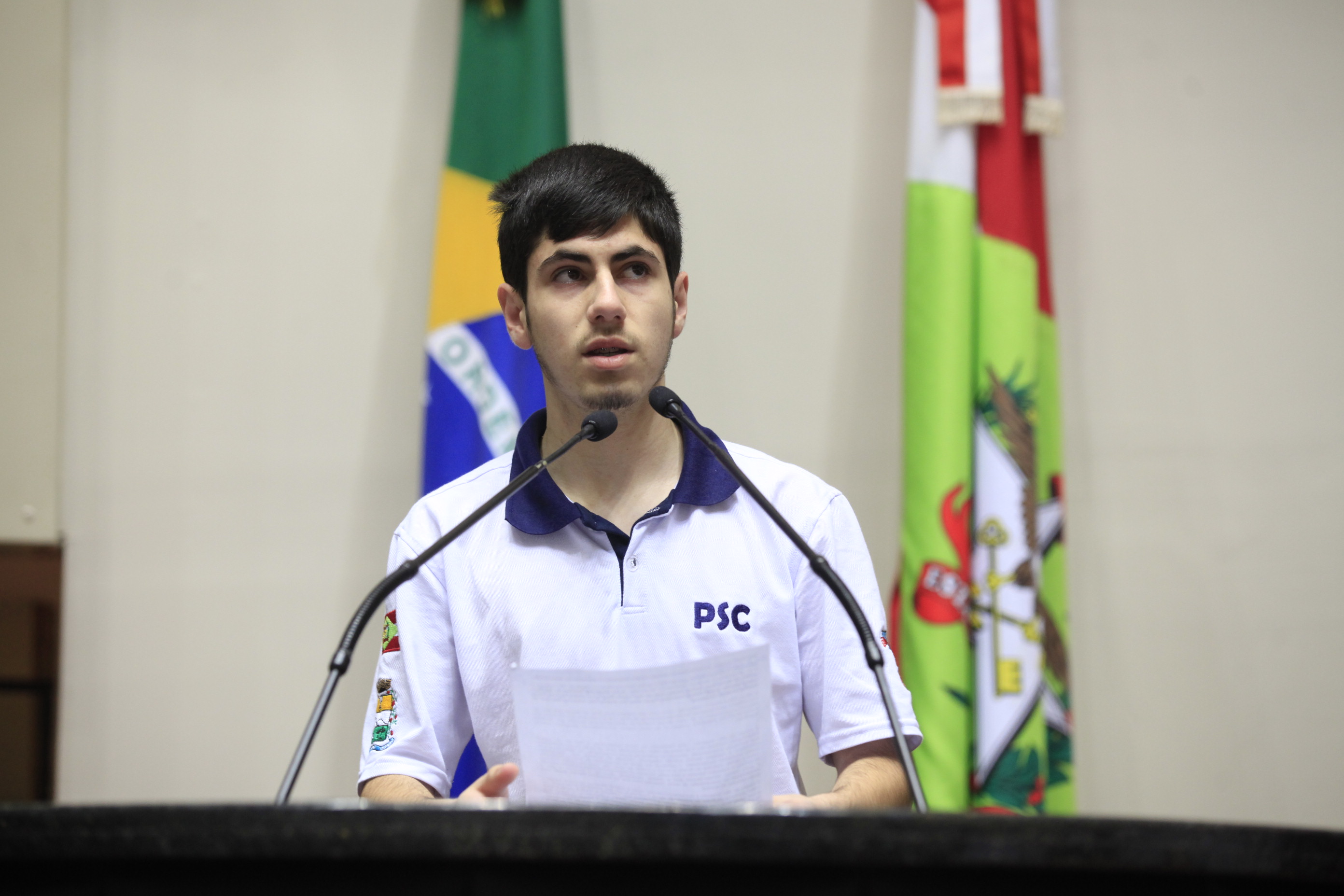 Sessão Especial do Parlamento Jovem.