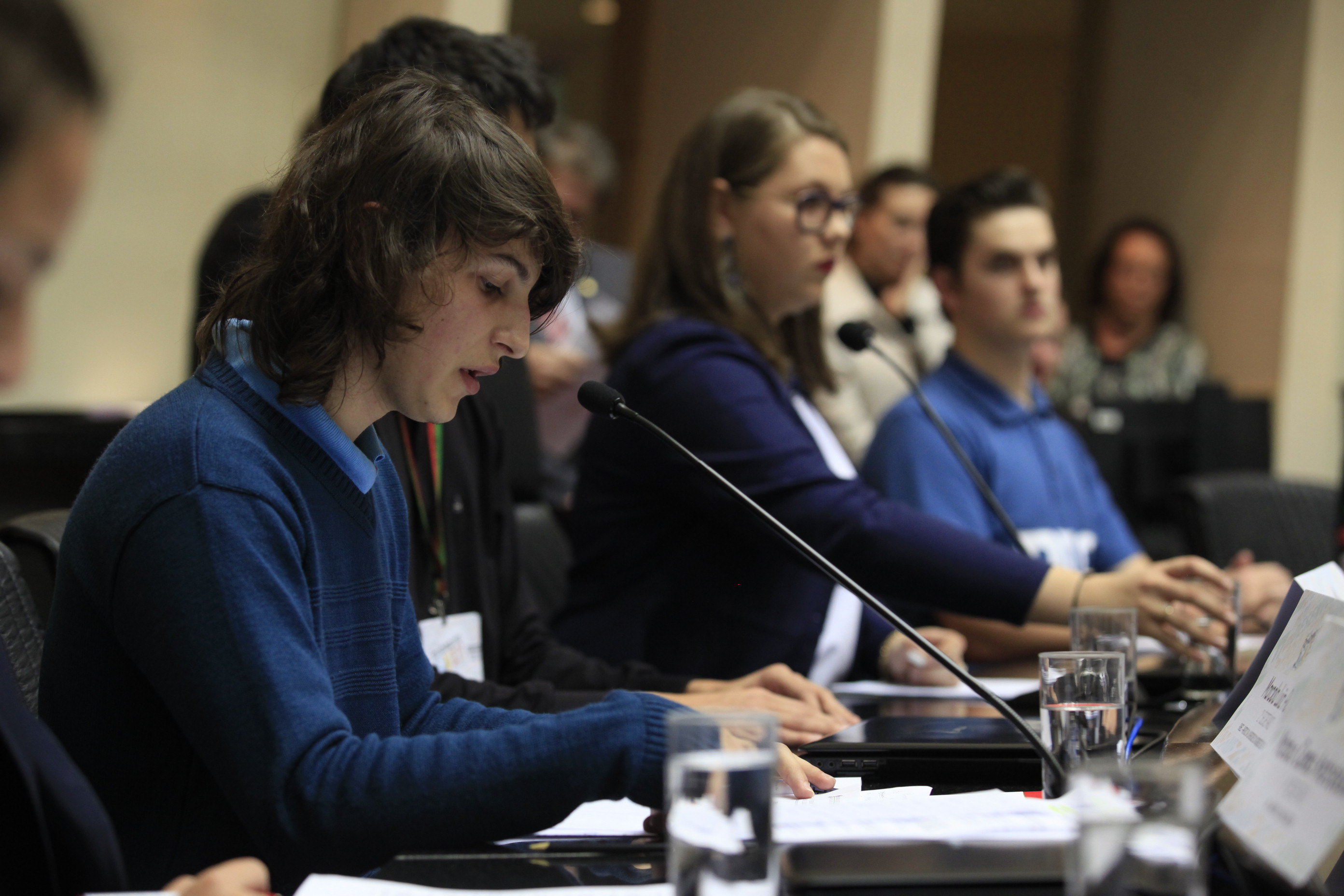 Sessão Especial do Parlamento Jovem.