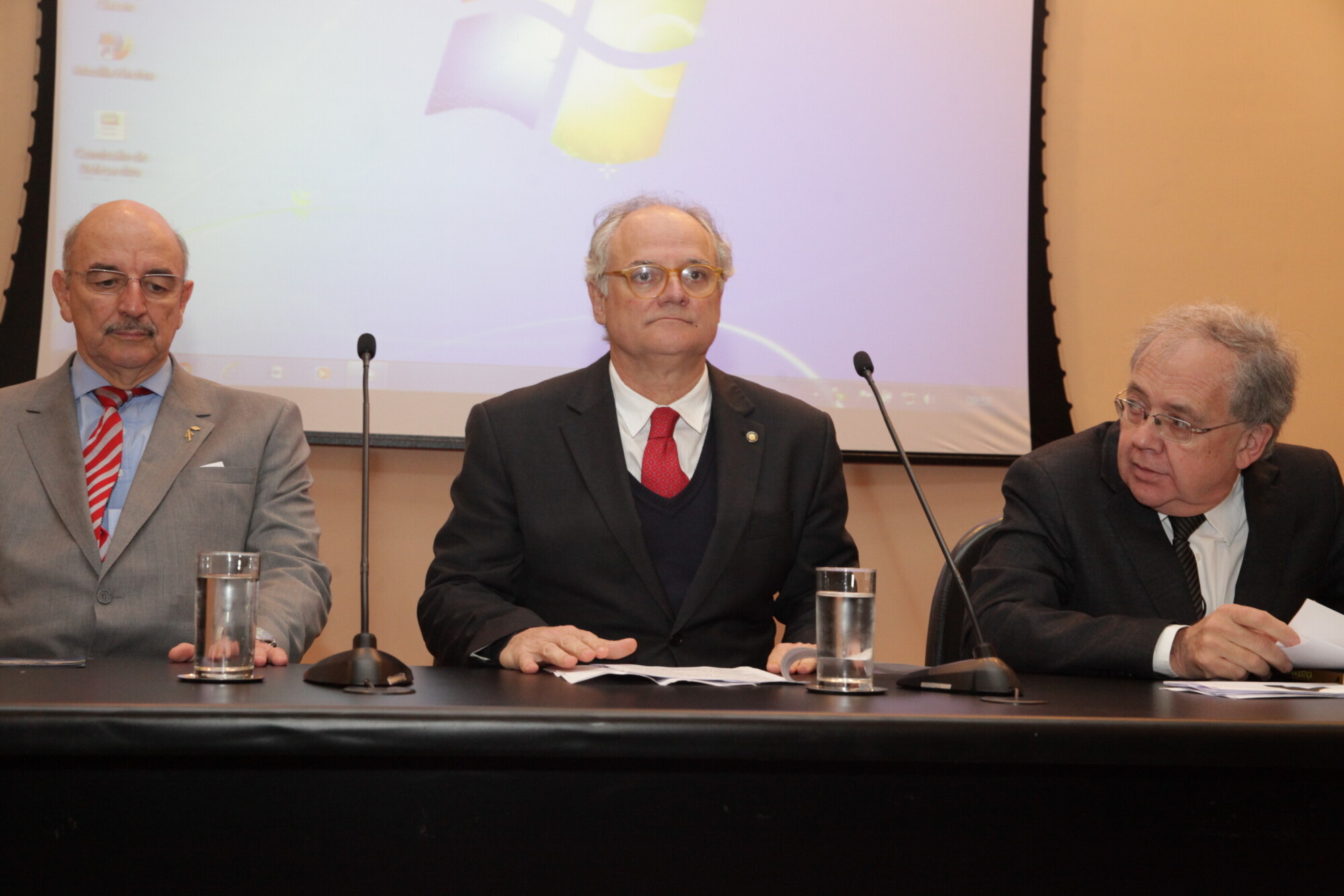 Ministro Osmar Terra e os deputados Dr. Vicente e Fernando Coruja