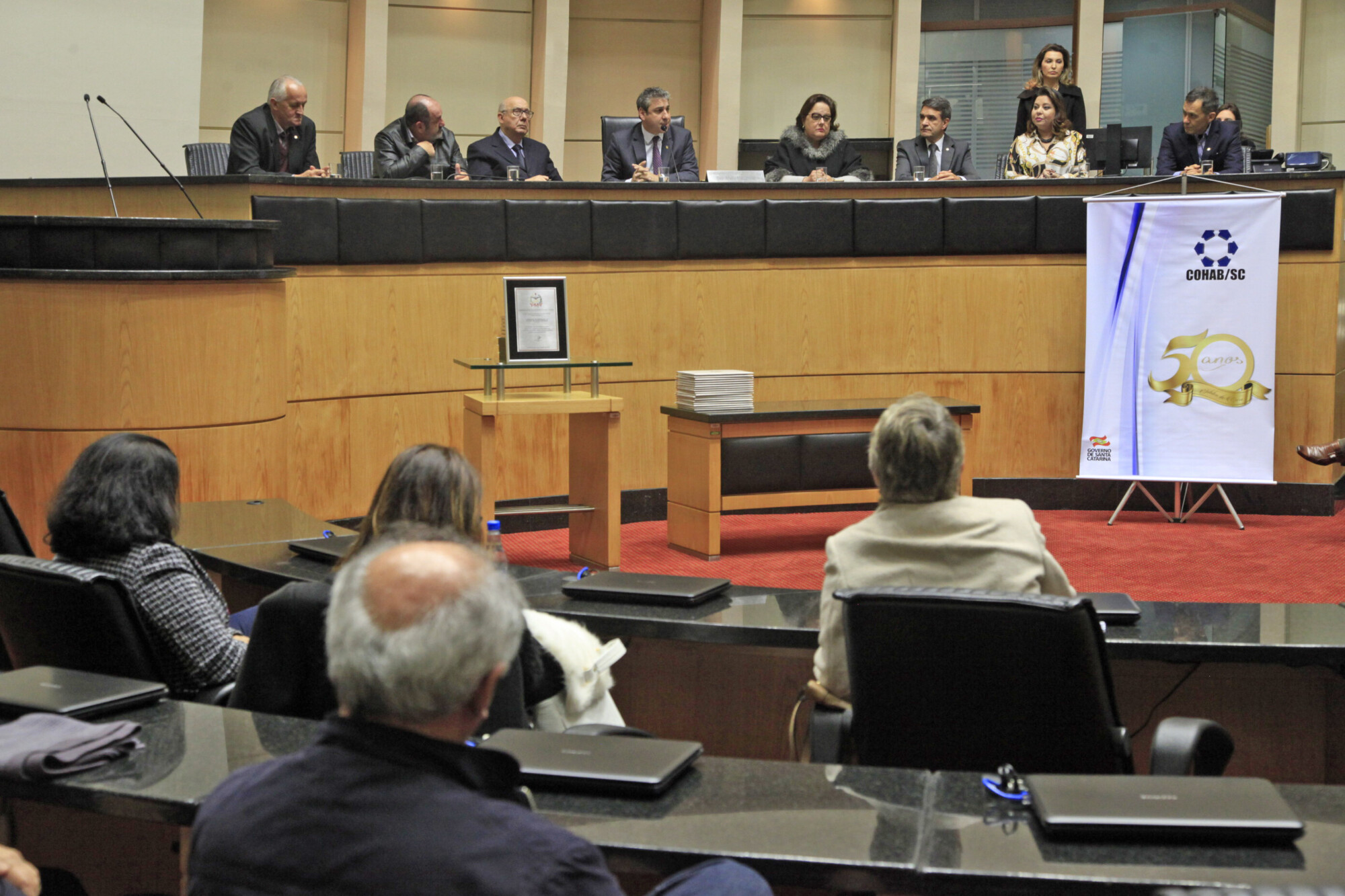Parlamento celebra cinquentenário da Cohab em Santa Catarina