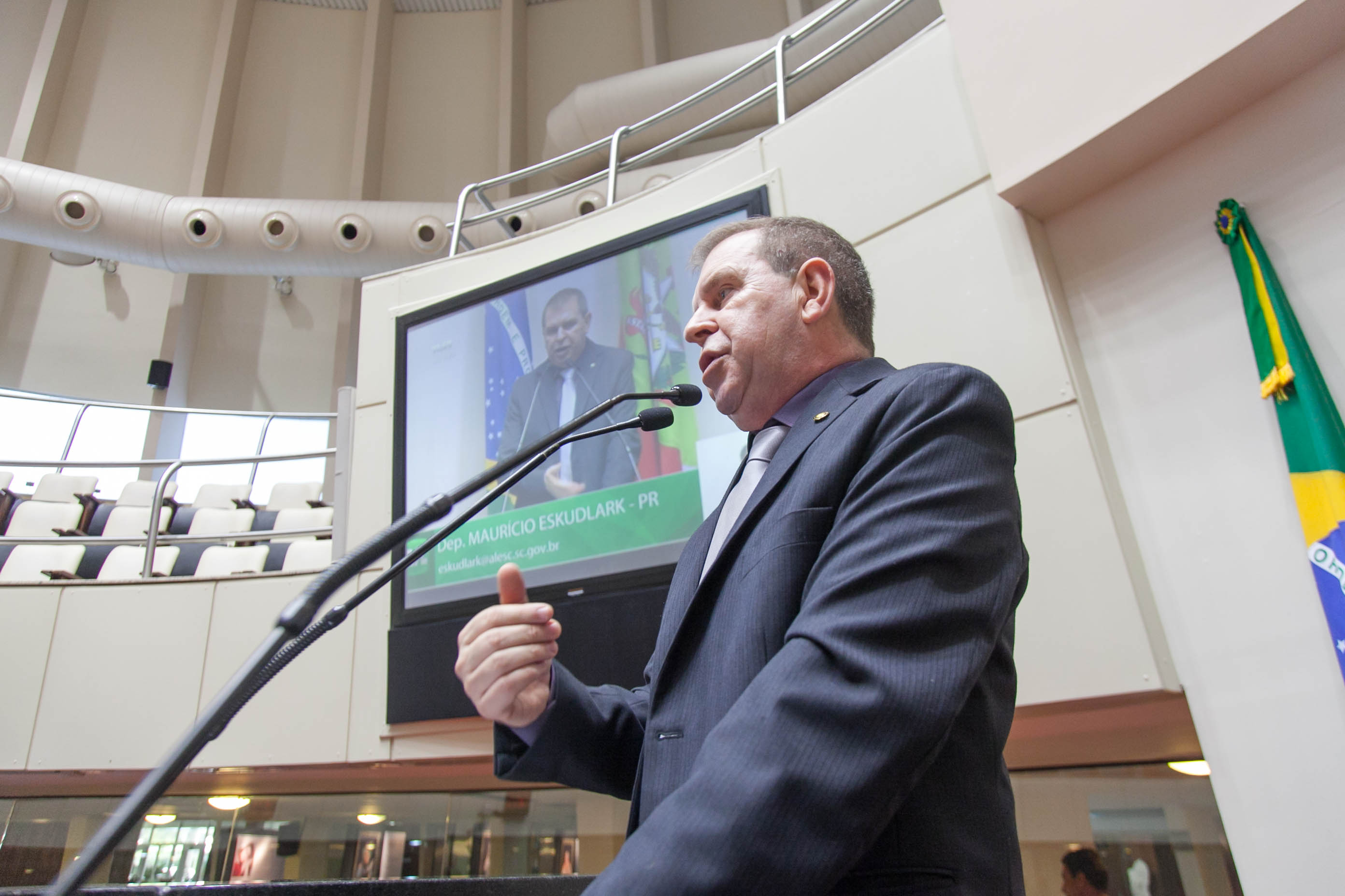 Deputado Maurício Eskudlark (PR) em Sessão Ordinária
