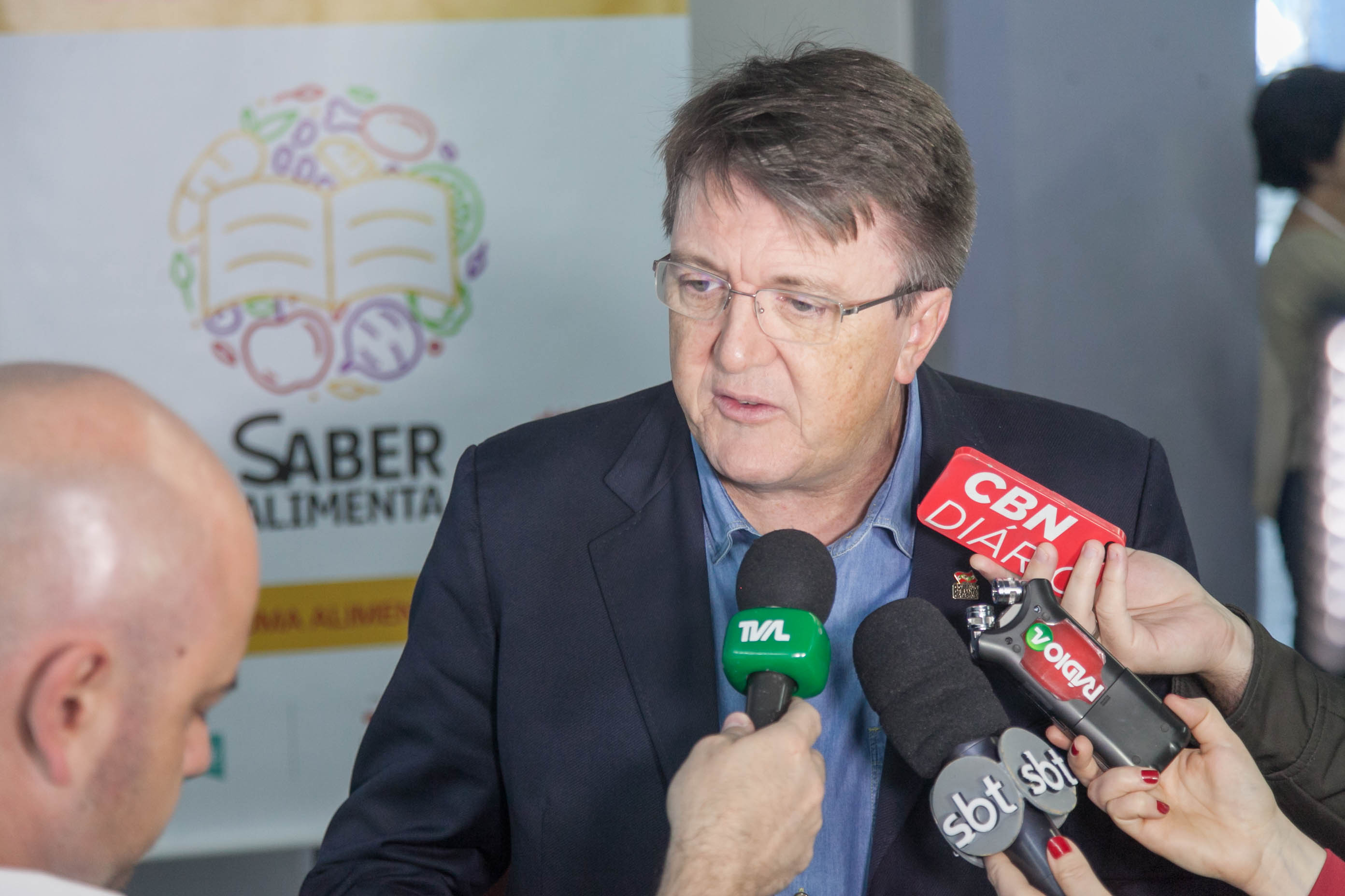 Eduardo Deschamps, Secretário de Educação de Santa Catarina em Lançamento do Programa Saber Alimenta