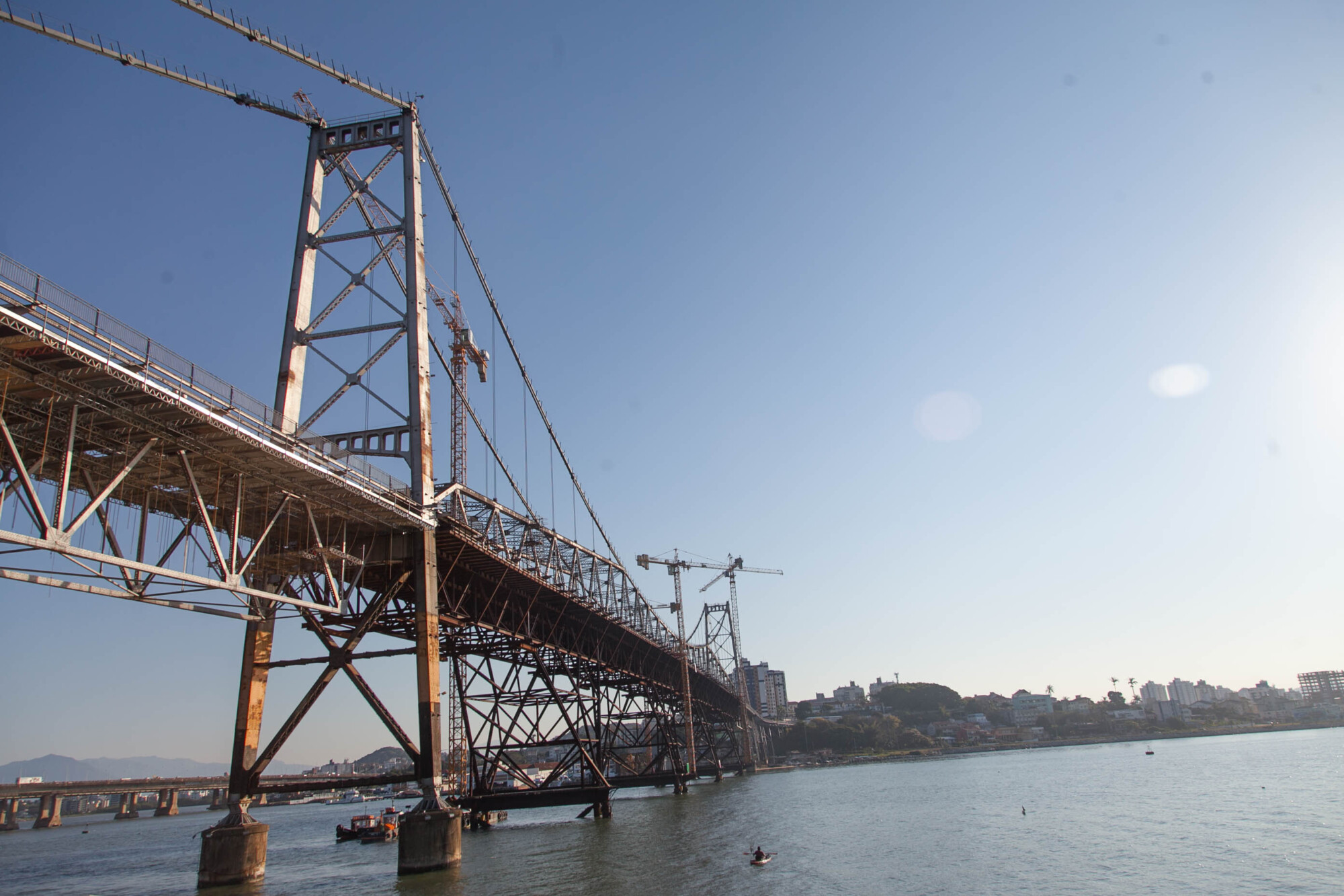 Primeira ligação da ilha ao continente foi inaugurada em 1926