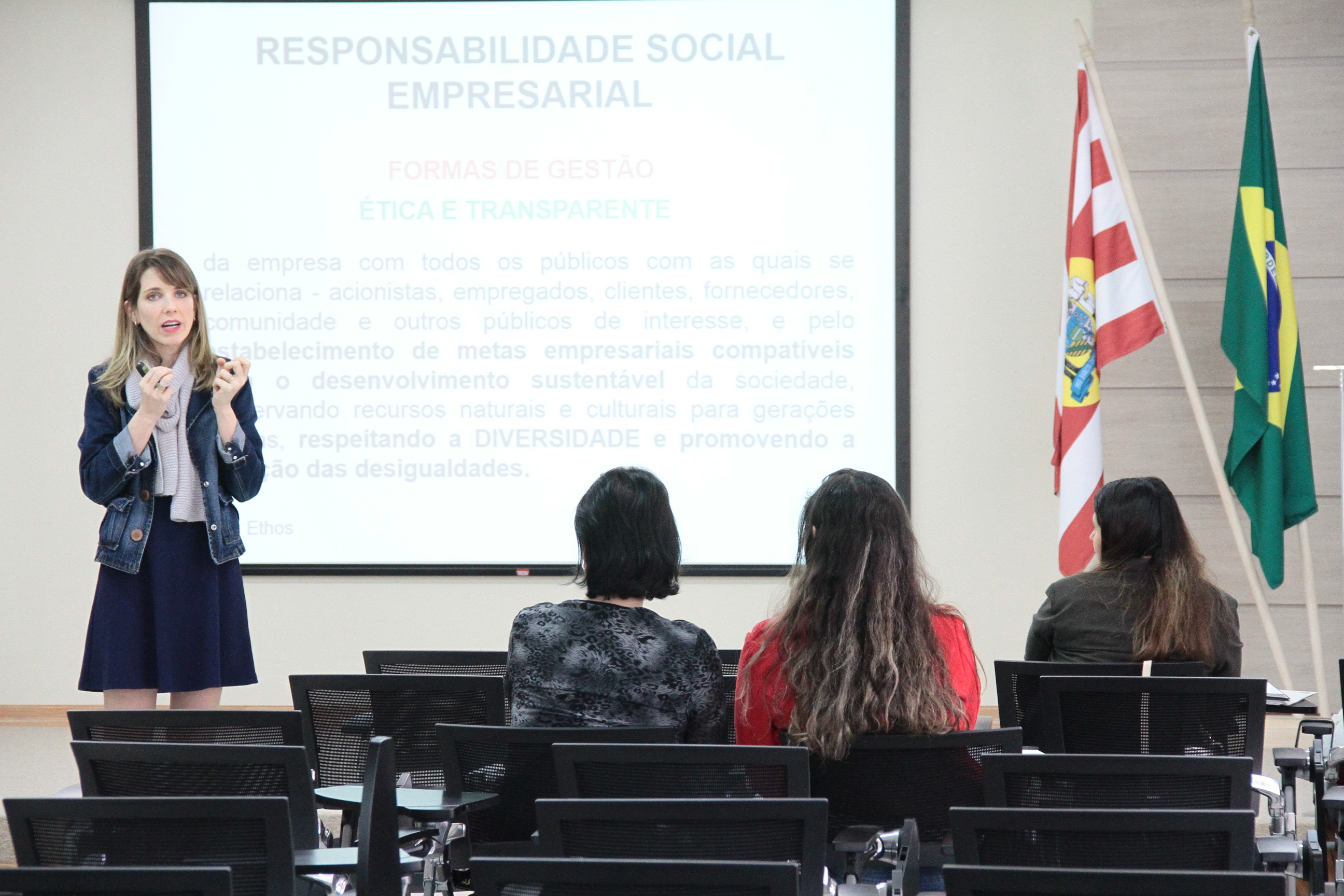 Seminário de Responsabilidade Social em Blumenau.
