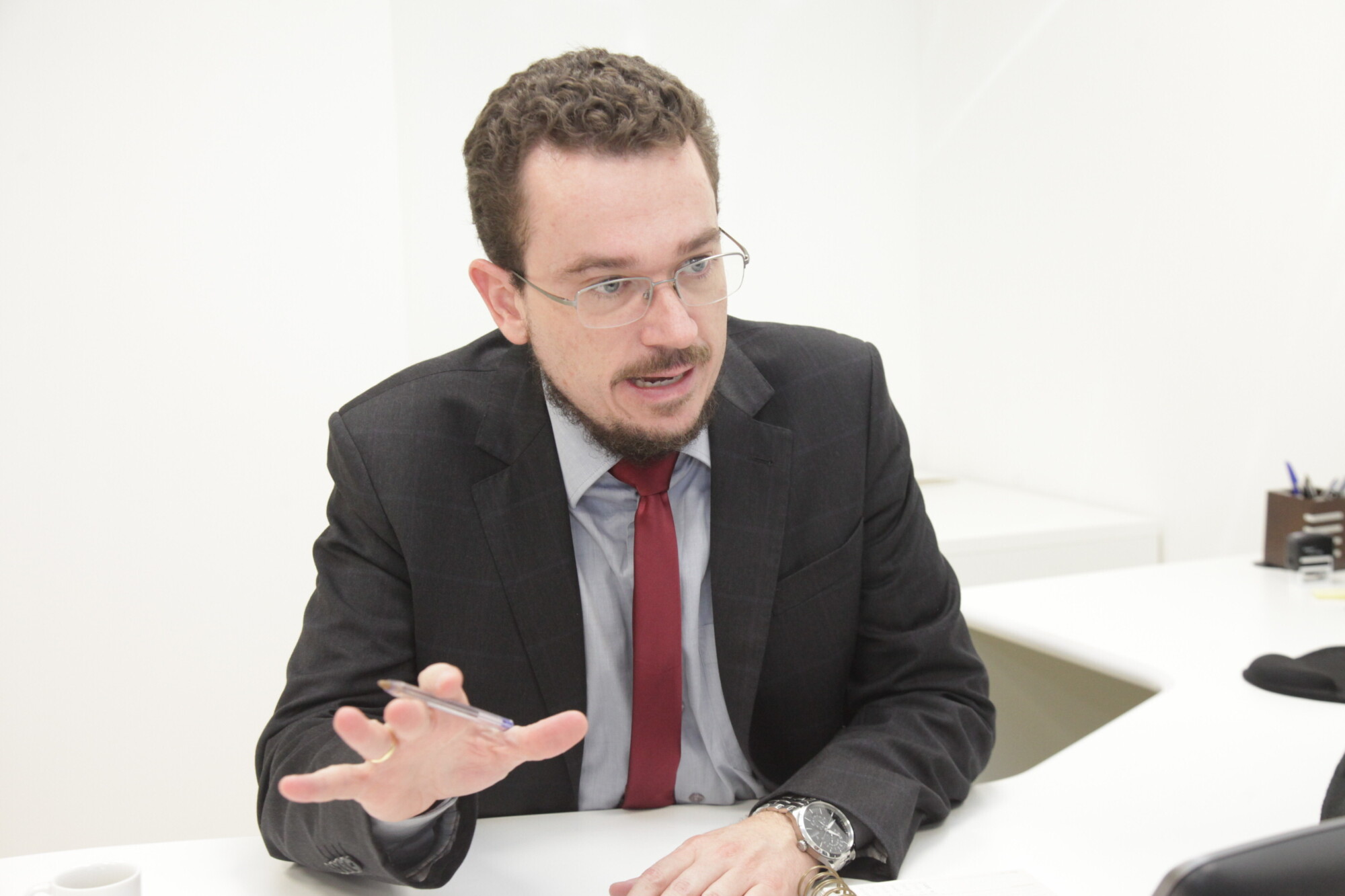 Promotor de Justiça Samuel Dal-Farra Naspolini, coordenador do Centro de Apoio Operacional da Moralidade Administrativa do MP-SC.