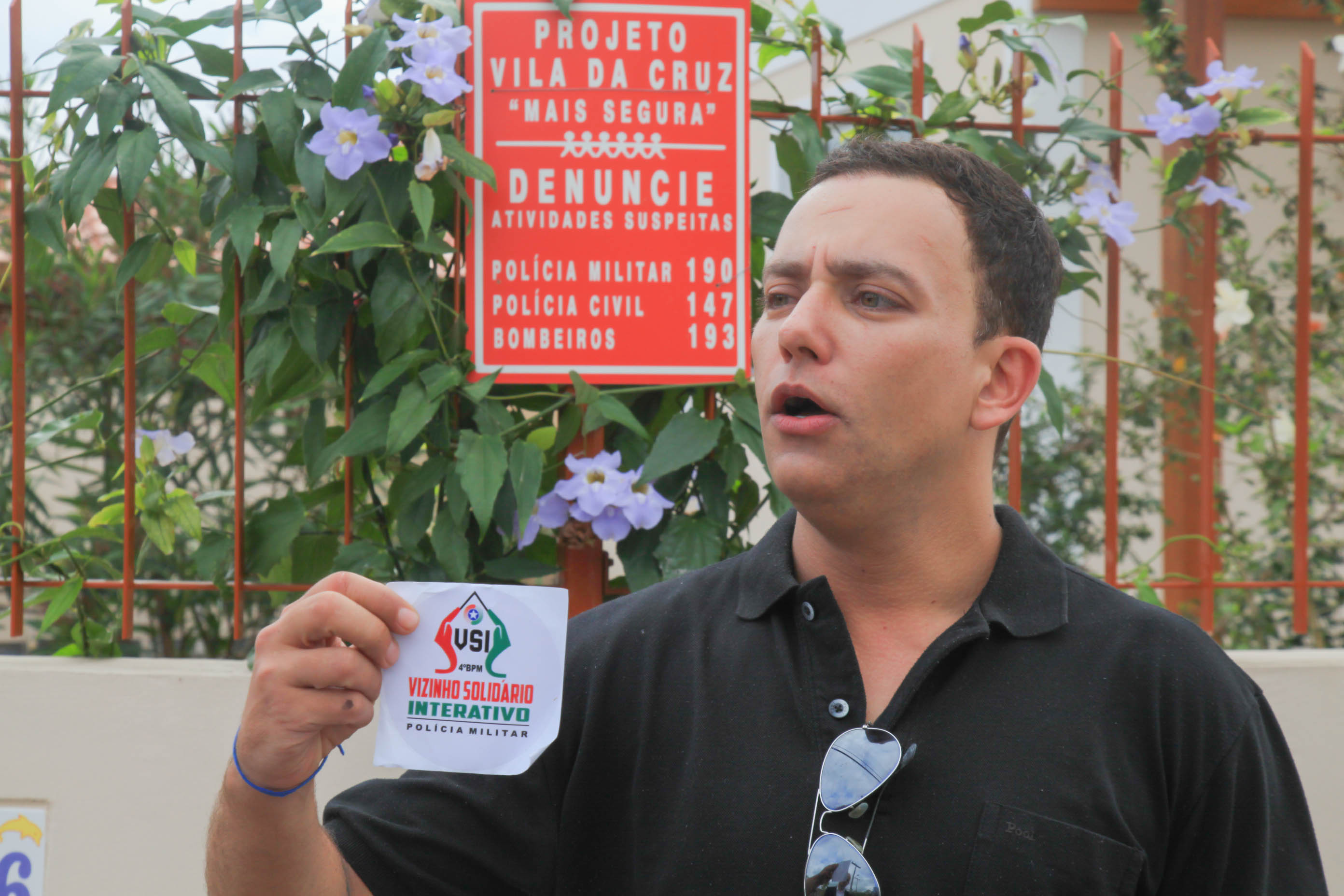 João Paulo Nunes de Morais, Morador do Bairro Villa Olimpia e Coordenador do Vizinho Solidário - Vizinho Solidário