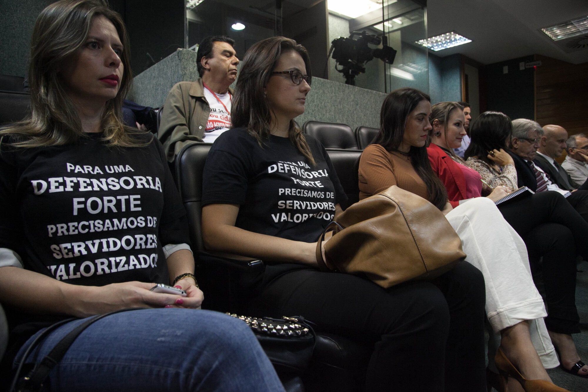 Servidores da Defensoria Pública acompanharam a reunião