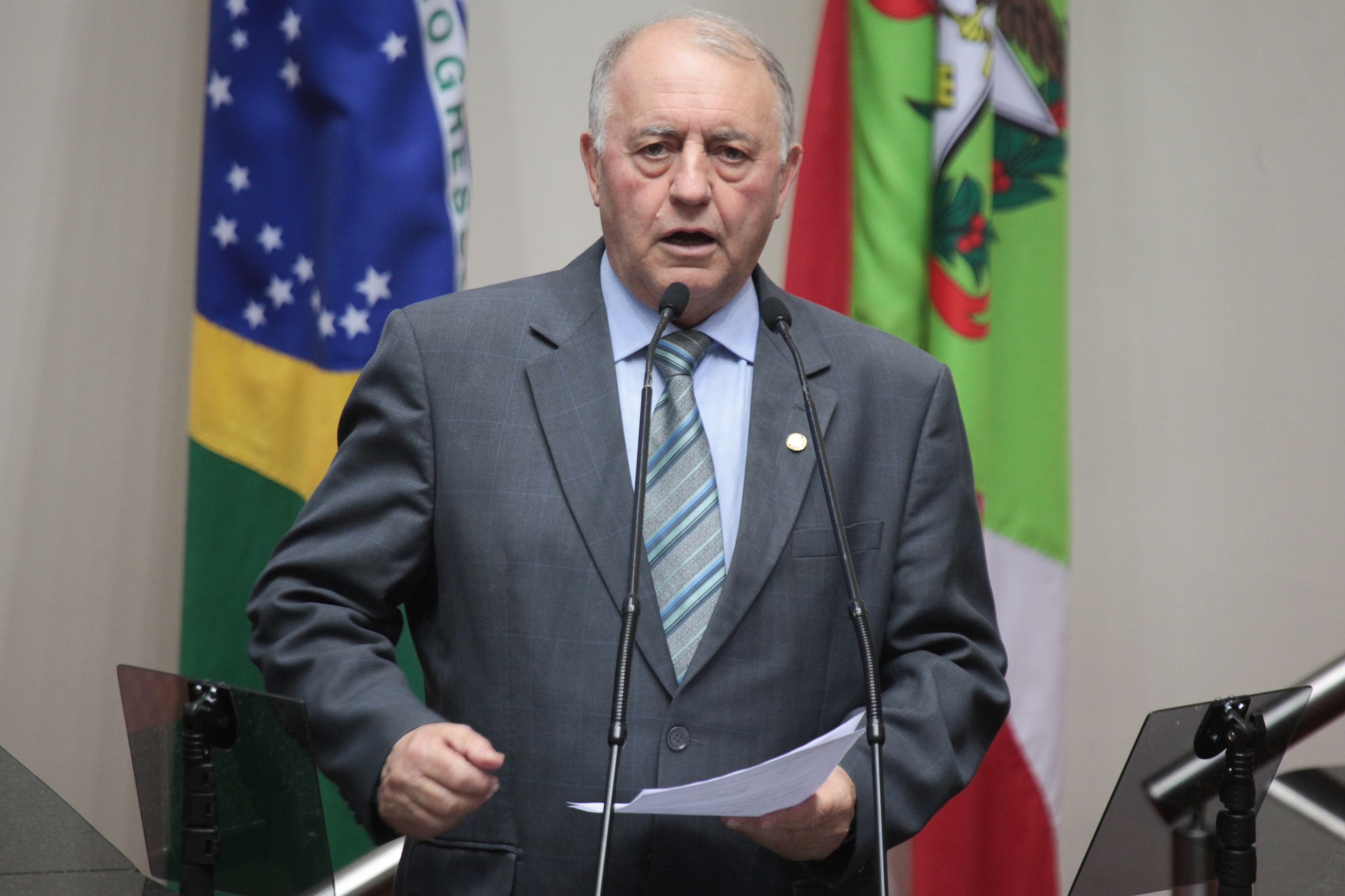 Sessão Ordinária. Deputado Natalino Lazare (PR). Foto: Miriam Zomer/Agência AL.