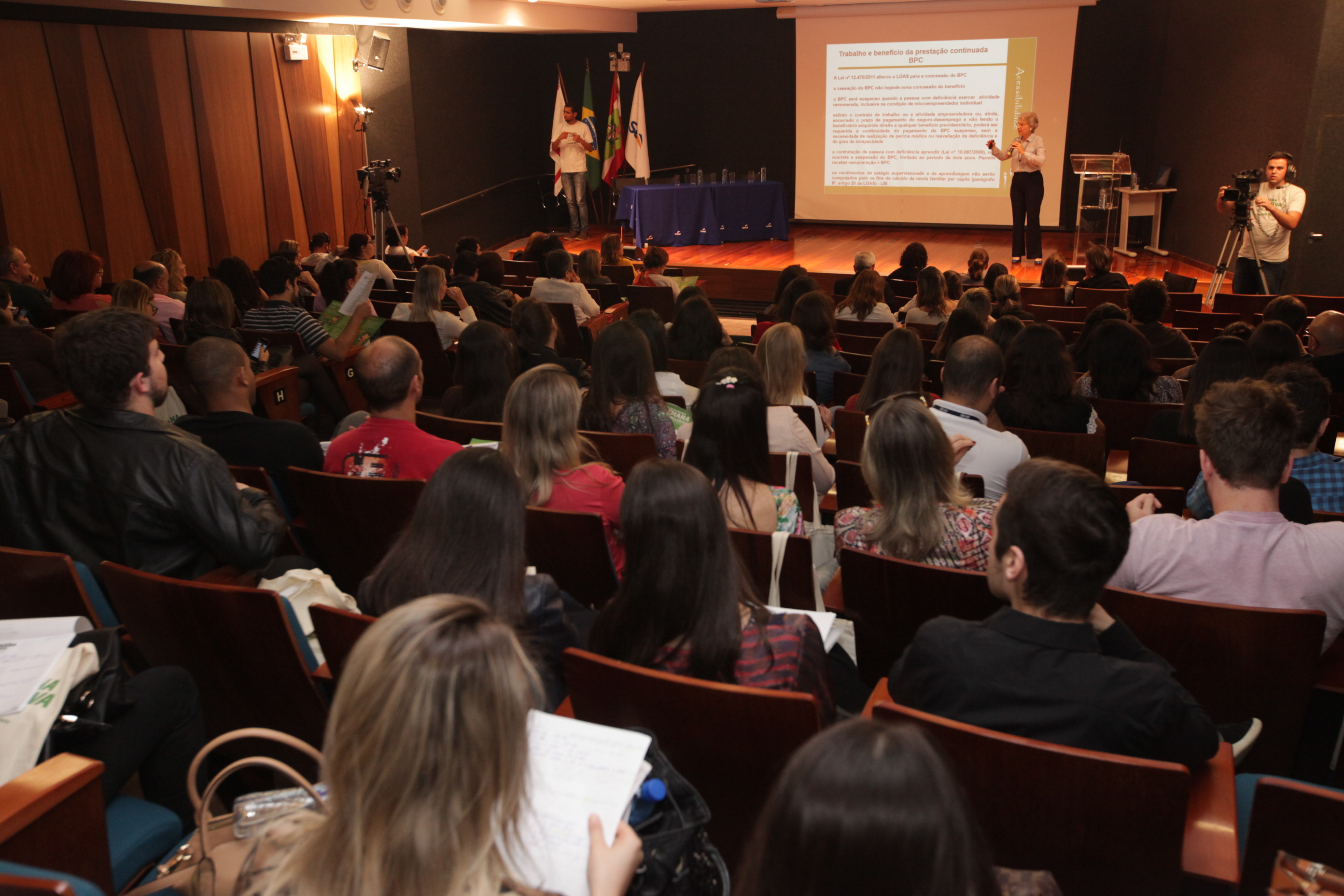 Seminário Lei de Inclusão da Pessoa com Deficiência. Foto: Fábio Queiroz / Agência AL