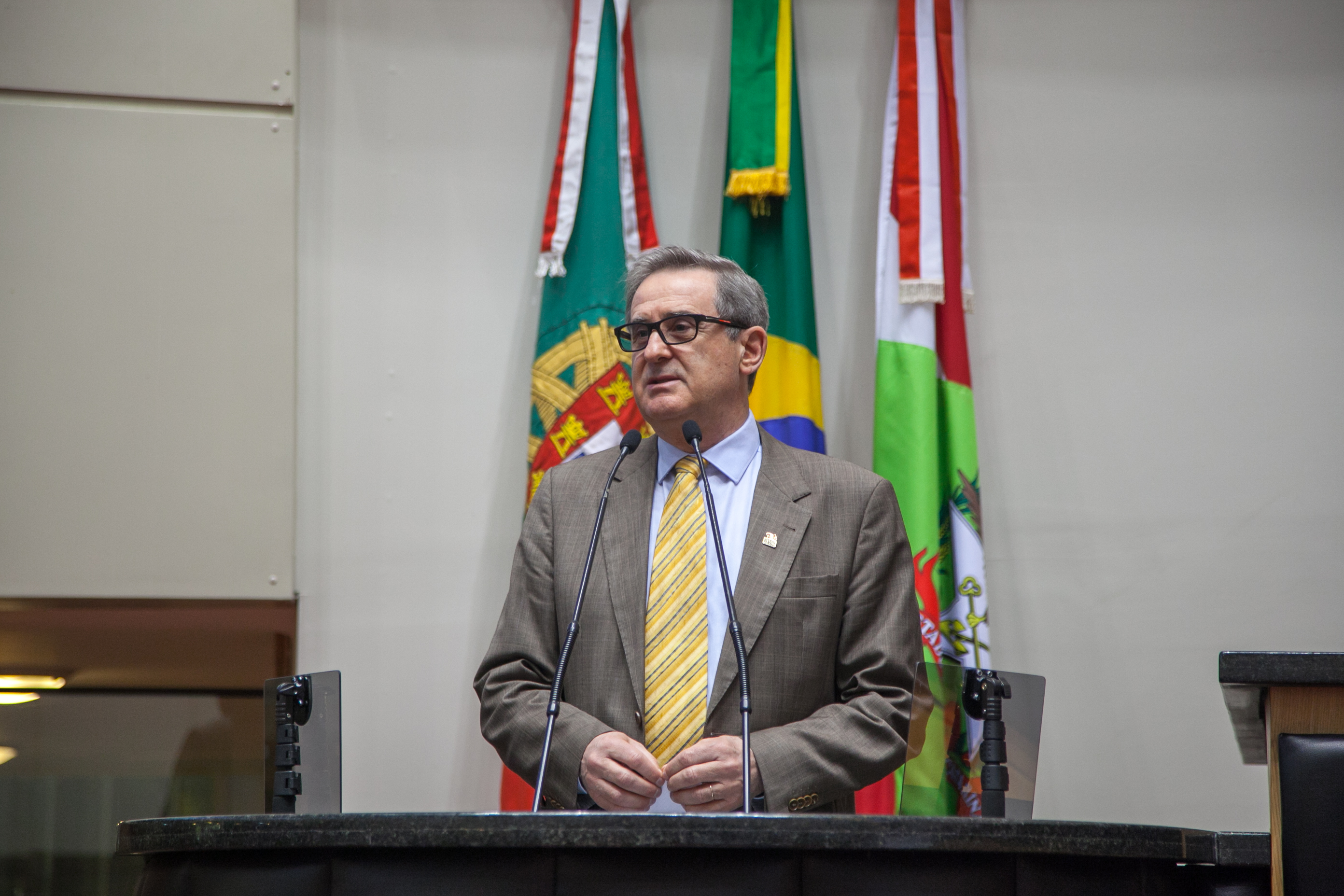 Sergio Luis Gargione, presidente da FAPESC - Conferência da Cooperação de Portugal e União Europeia no Programa Reviver