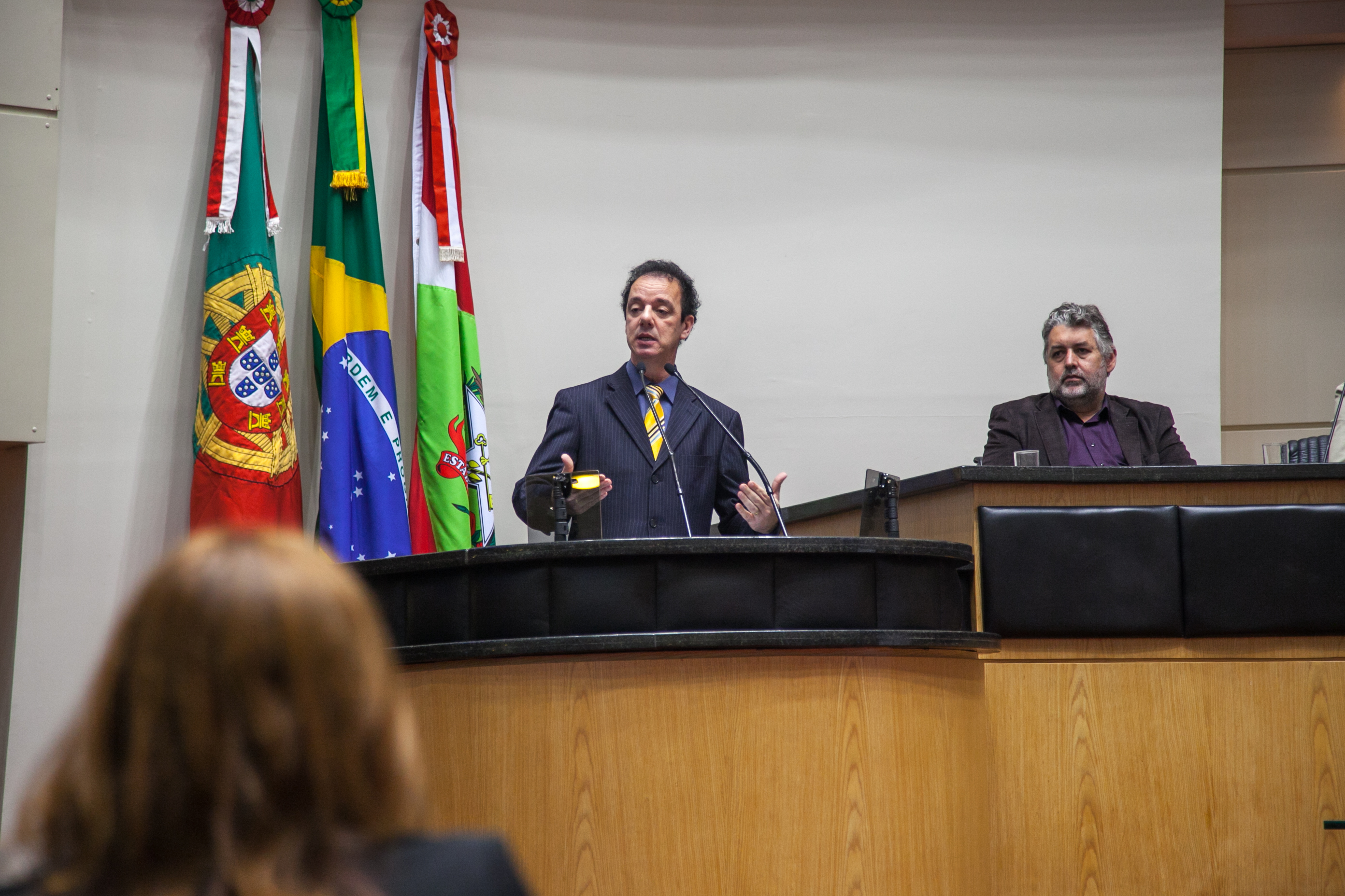 Deputado Ismael dos Santos (PSD), Presidente da Comissão de Prevenção e Combate à Drogas - Conferência da Cooperação de Portugal e União Europeia no Programa Reviver