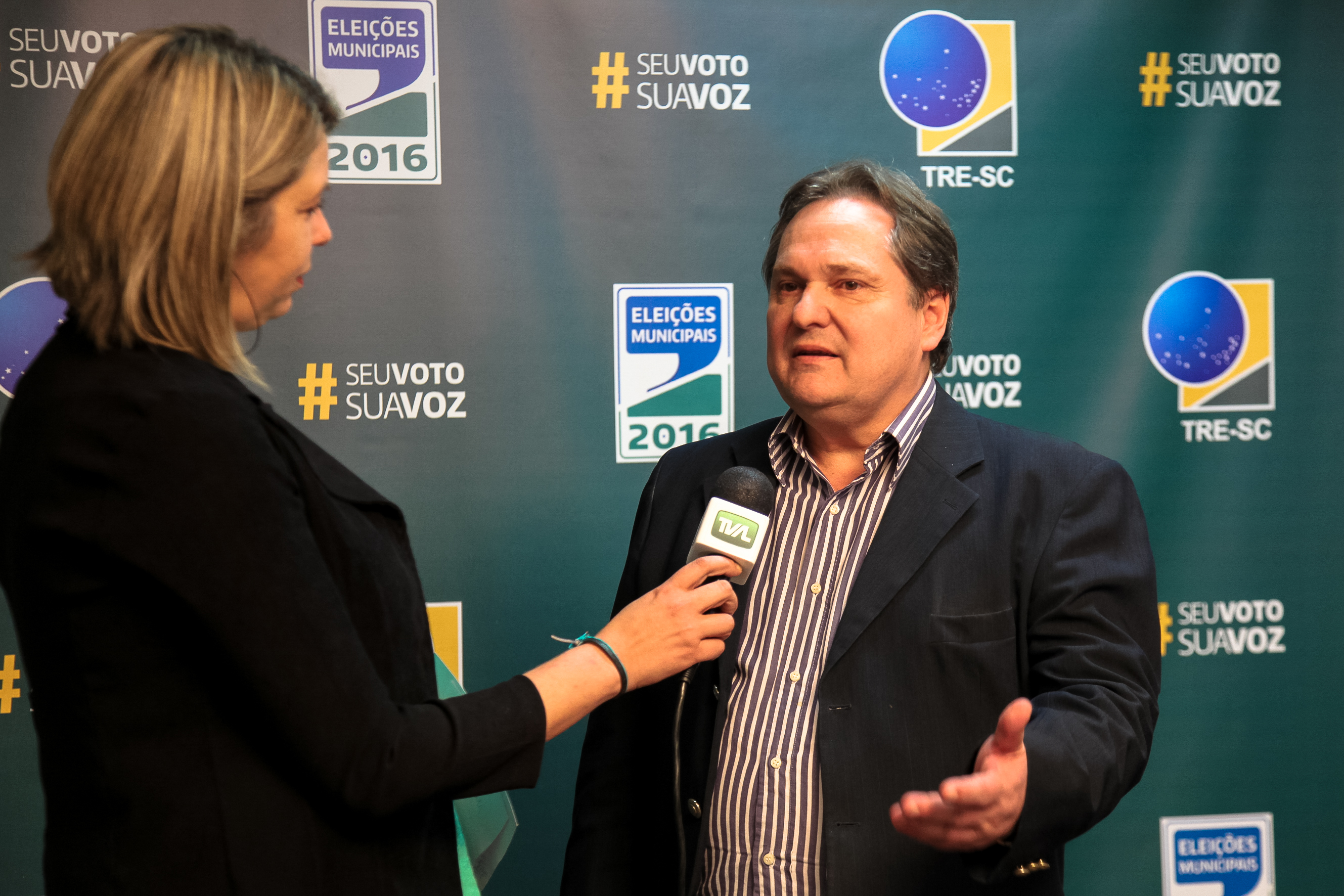 Eleições Municipais 2016. Presidente do TRE Cesar Abreu.