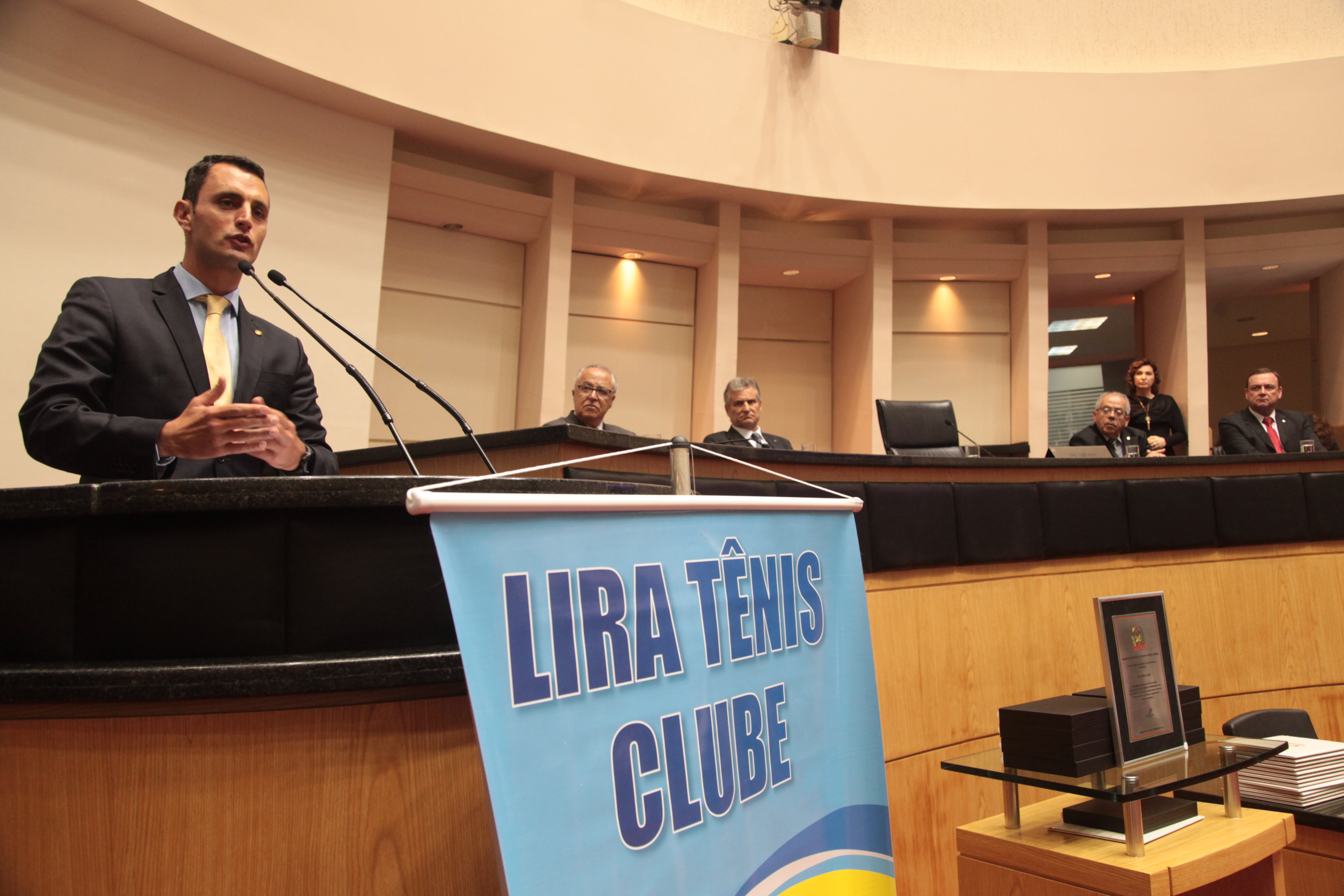 Sessão Especial em comemoração aos 90 anos do Lira Tênis Clube. Deputado João Amin (PP)