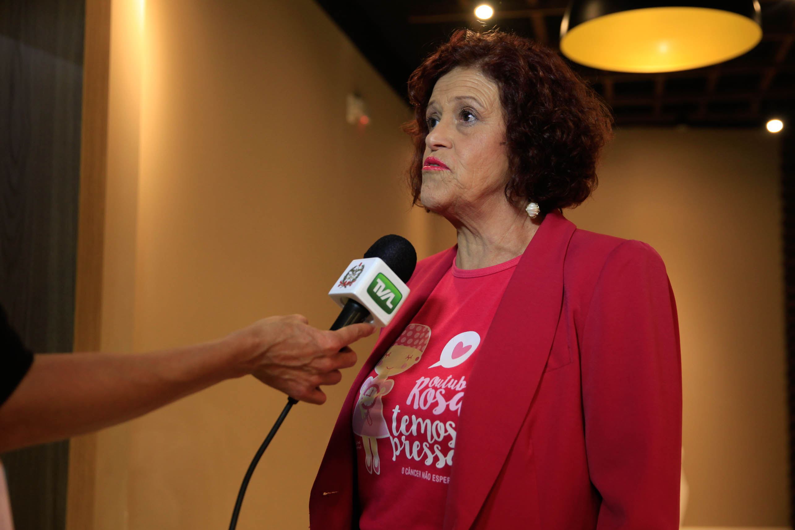 Outubro Rosa na OAB Cidadã. Jurema Ramos, diretora da Amucc.