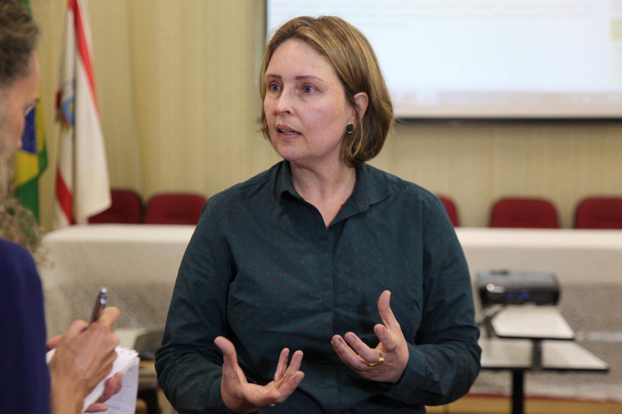 Ane Brandini, nutricionista da Secretaria Estadual de Educação FOTOS: Divulgação SED