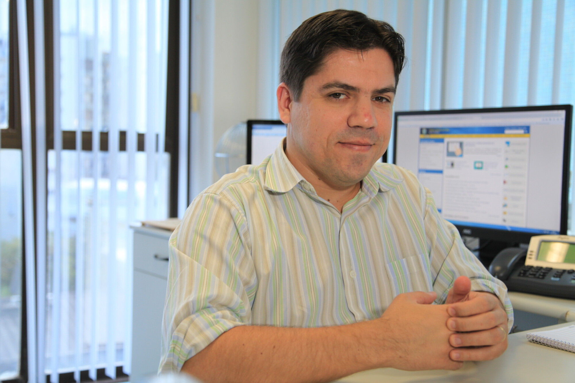 Giovani Pacheco, coordenador do cadastro eleitoral do TRE/SC