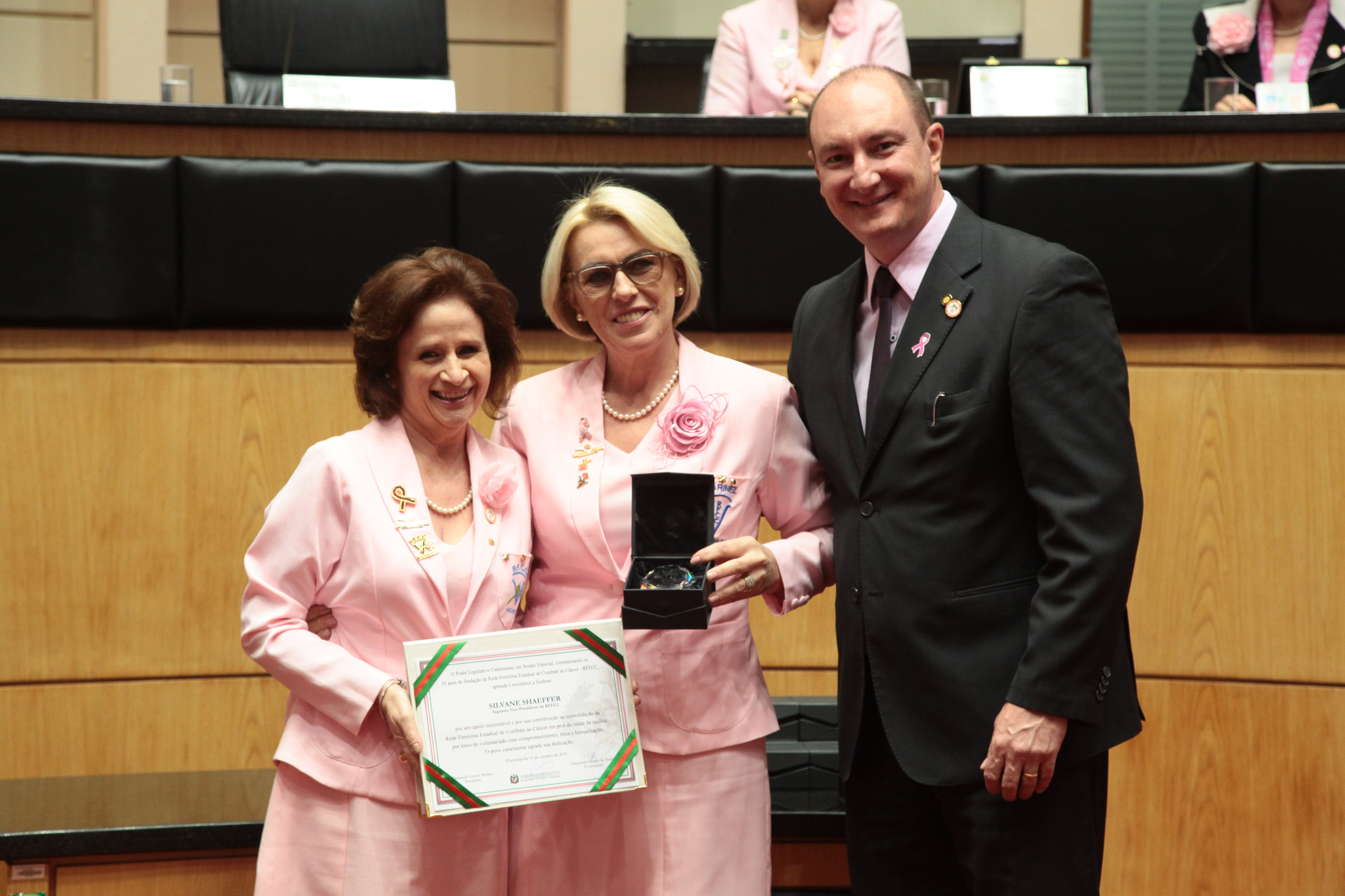 Sessão Especial em comemoração dos 55 anos de fundação da Rede Feminina de Combate ao Câncer - RFECC.