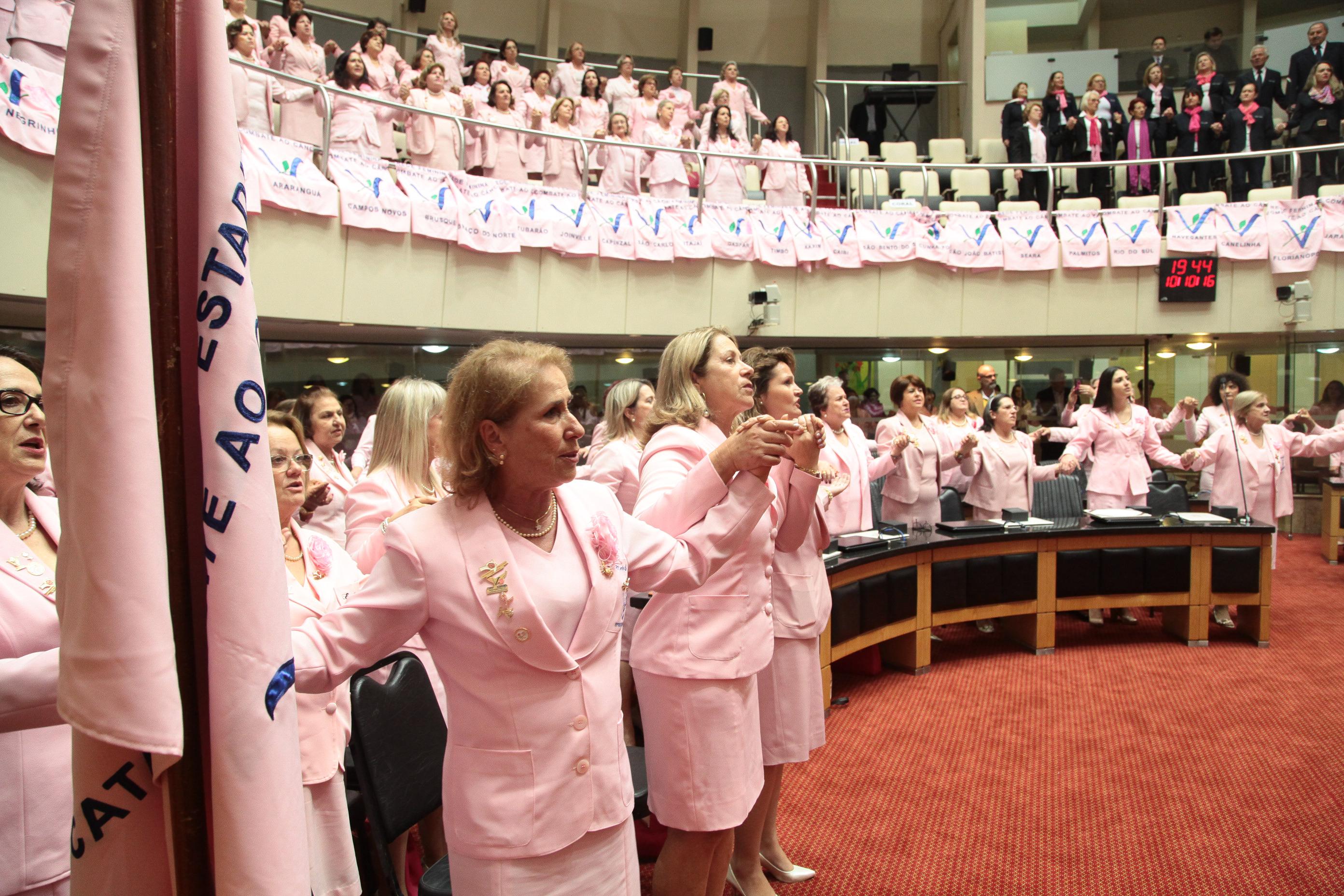 Sessão Especial em comemoração dos 55 anos de fundação da Rede Feminina de Combate ao Câncer - RFECC.
