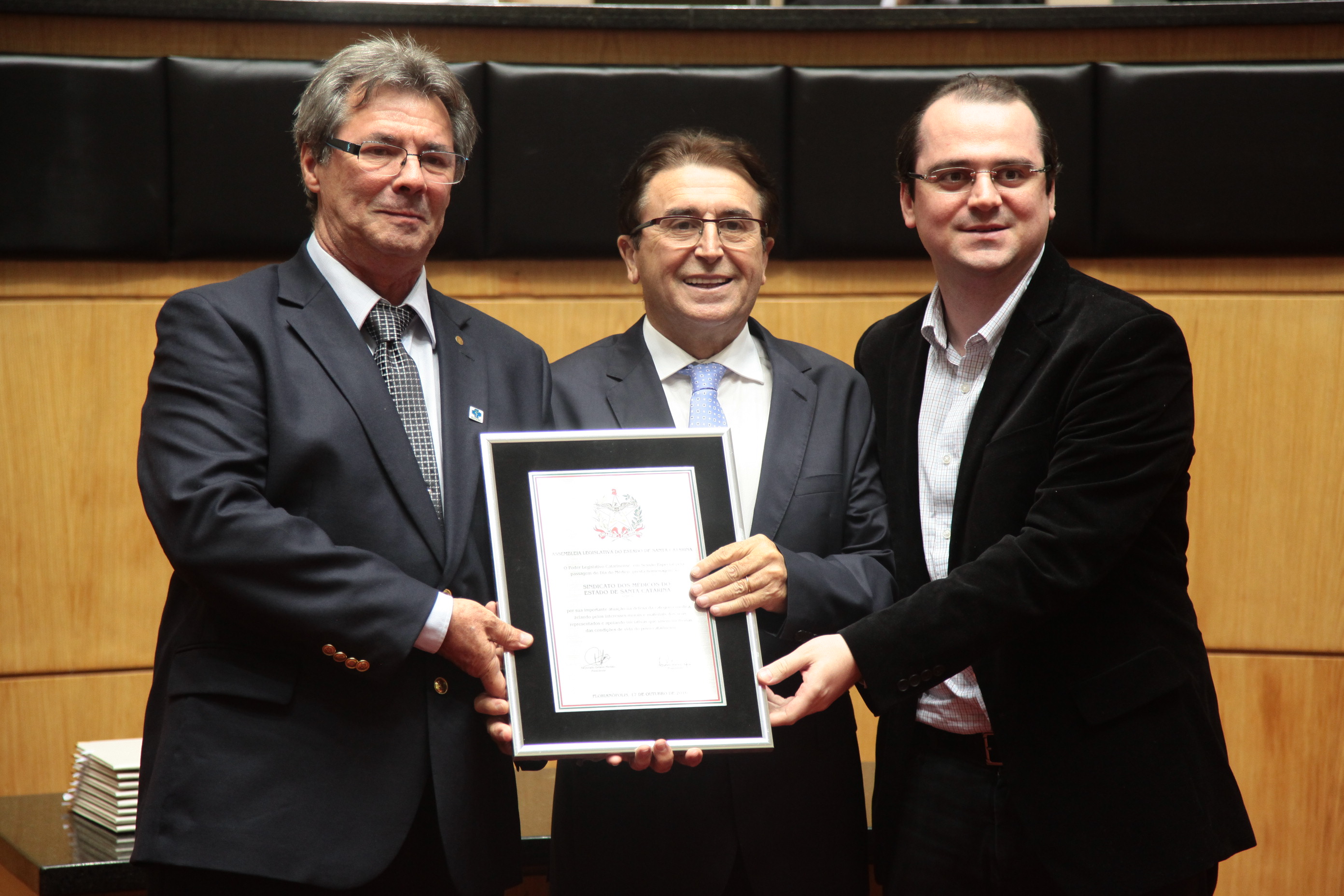 Dr Vânio Cardoso Lisboa, Presidente do Sindicato dos Médicos de Santa Catarina - Sessão Especial ao Dia do Médico.
