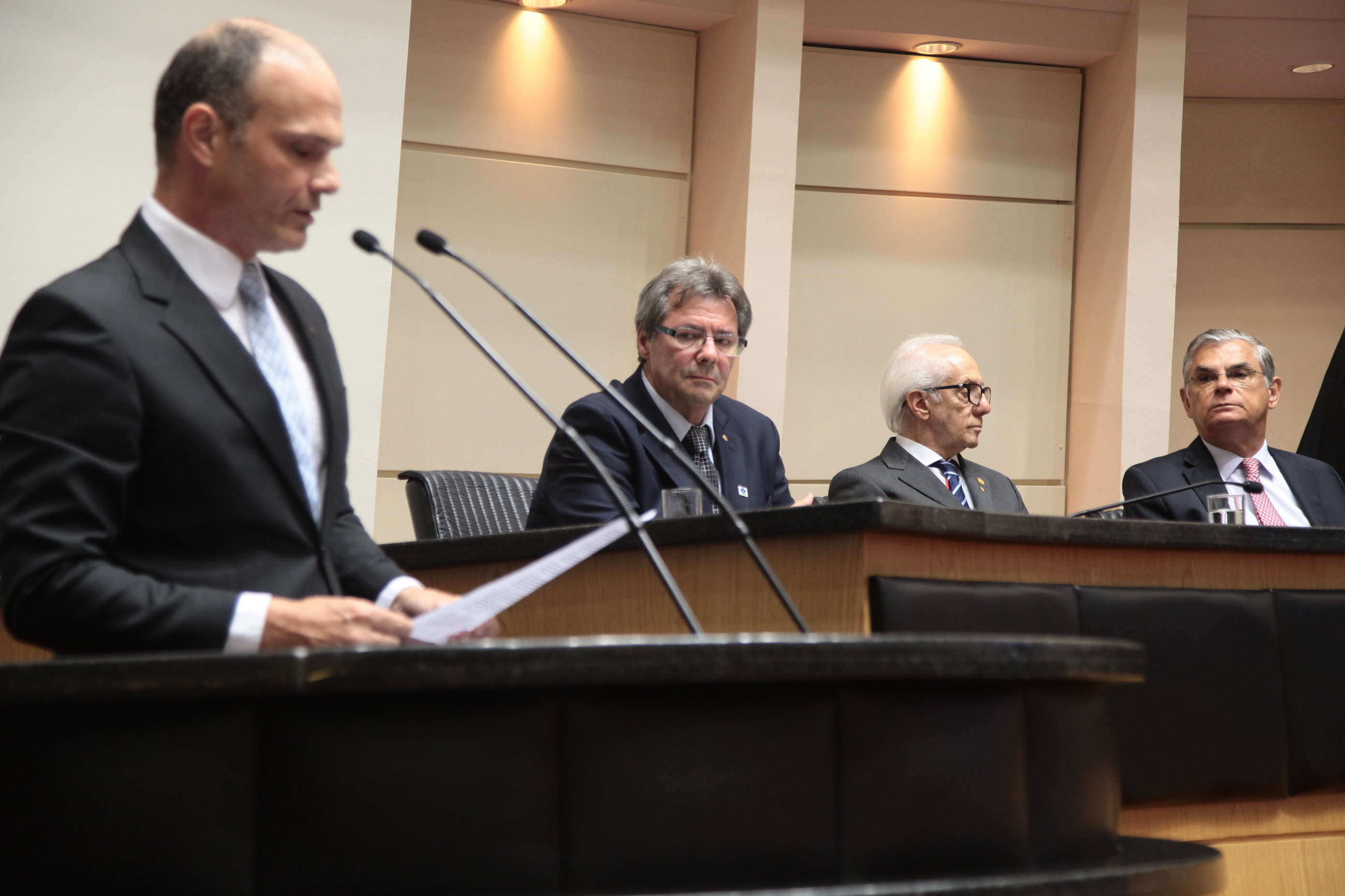 Doutor Rafael Klee, Presidente da Associação Catarinense de Medicina - Sessão Especial ao Dia do Médico.