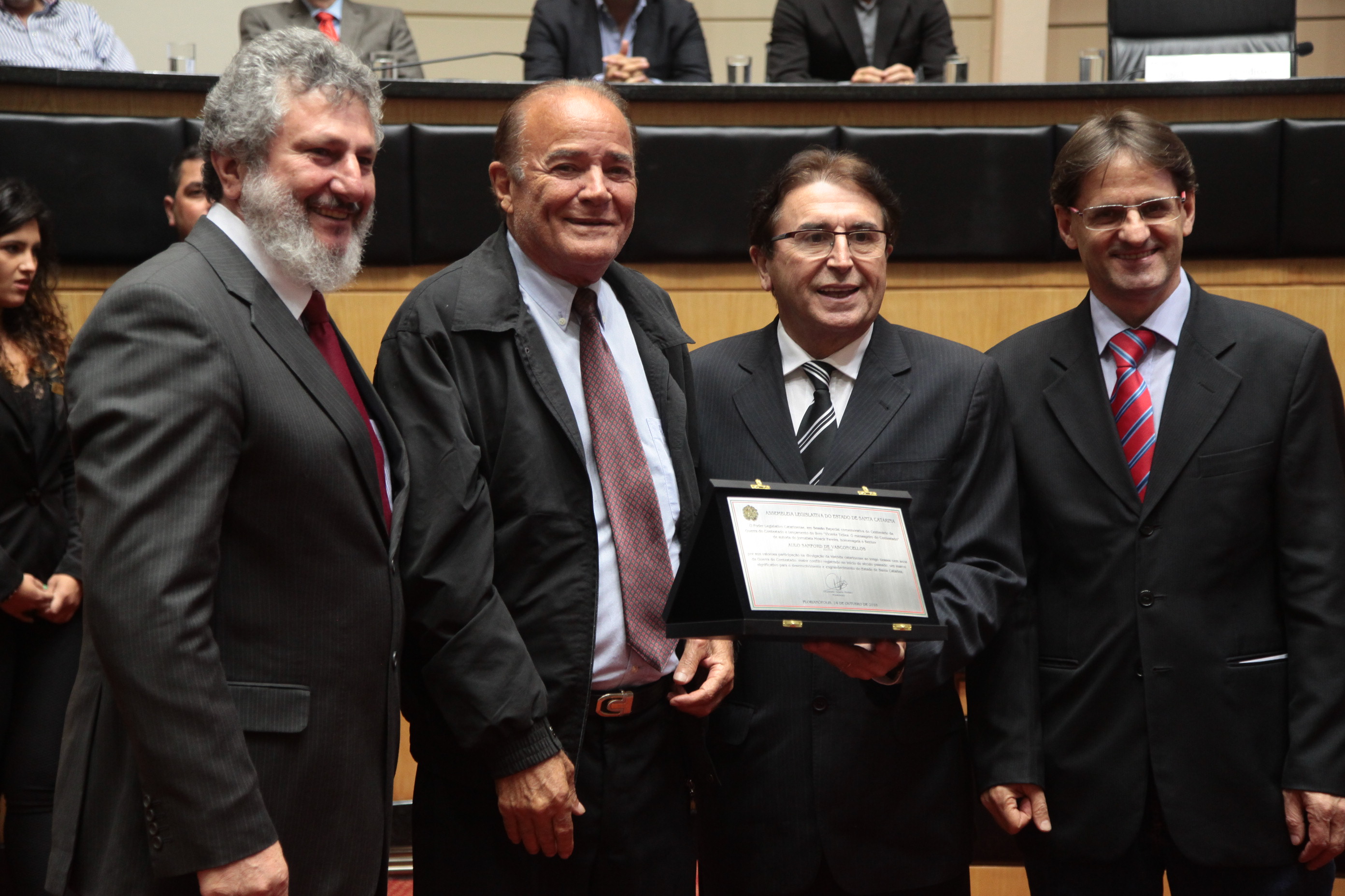 Aulo Sanford De Vasconcellos, juiz de direito aposentado - Sessão Especial em Comemoração ao Centenário do Contestado