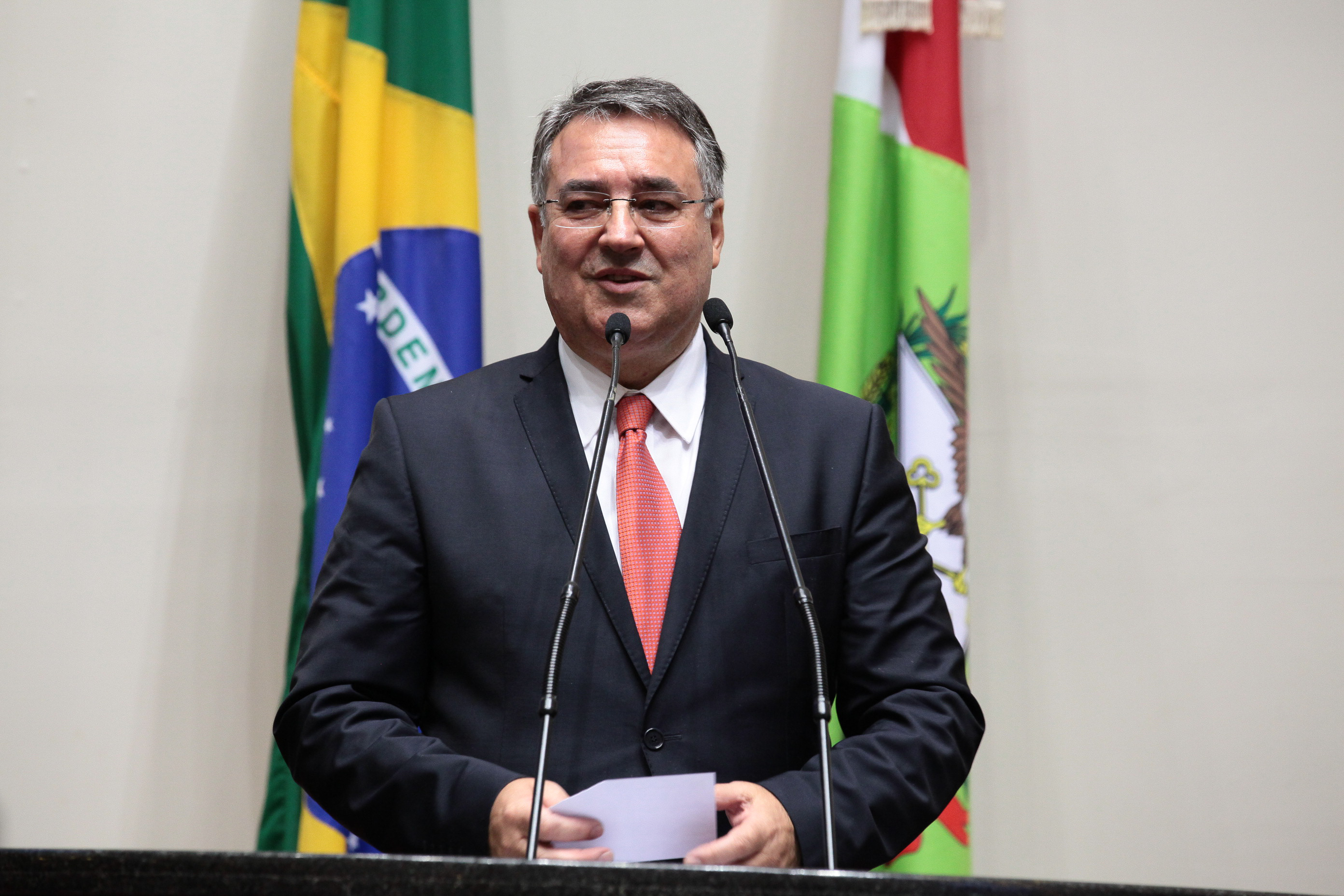 Sessão Especial em comemoração aos 100 anos de história do Banco do Brasil em Santa Catarina. Governador Raimundo Colombo.