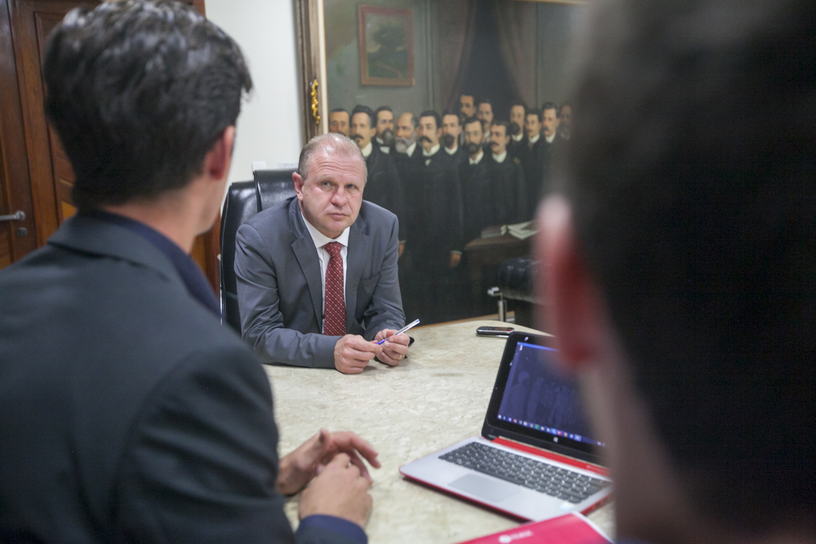 Membros da FEJESC agradecem o apoio da ALESC para a realização do JEWC